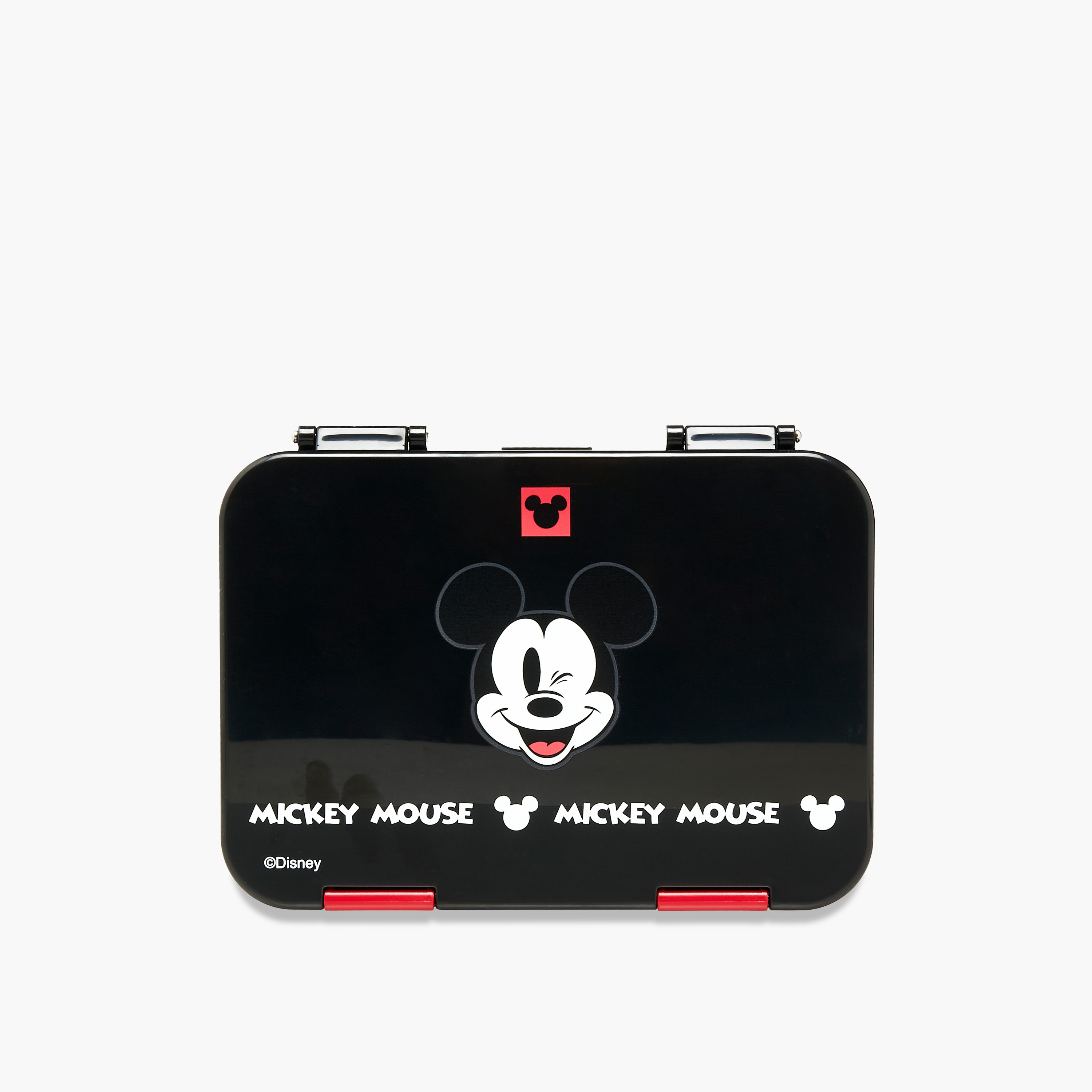 Disney Mickey Mouse Print Lunch Box with Clip Lock Closure-school-lunchessentials-lunchboxes-image-3