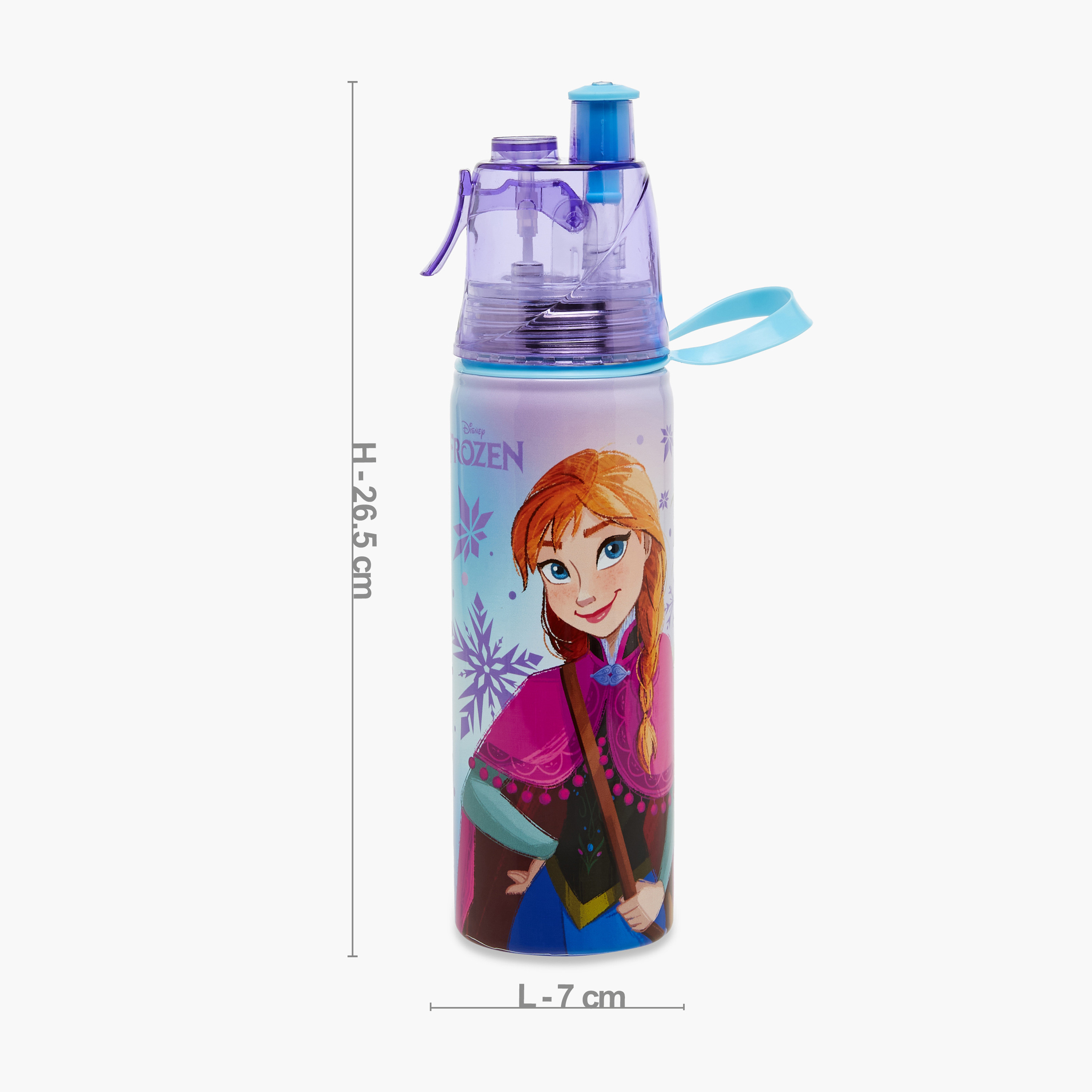 Disney Frozen Print Water Bottle - 500 ml-school-waterbottles-image-2