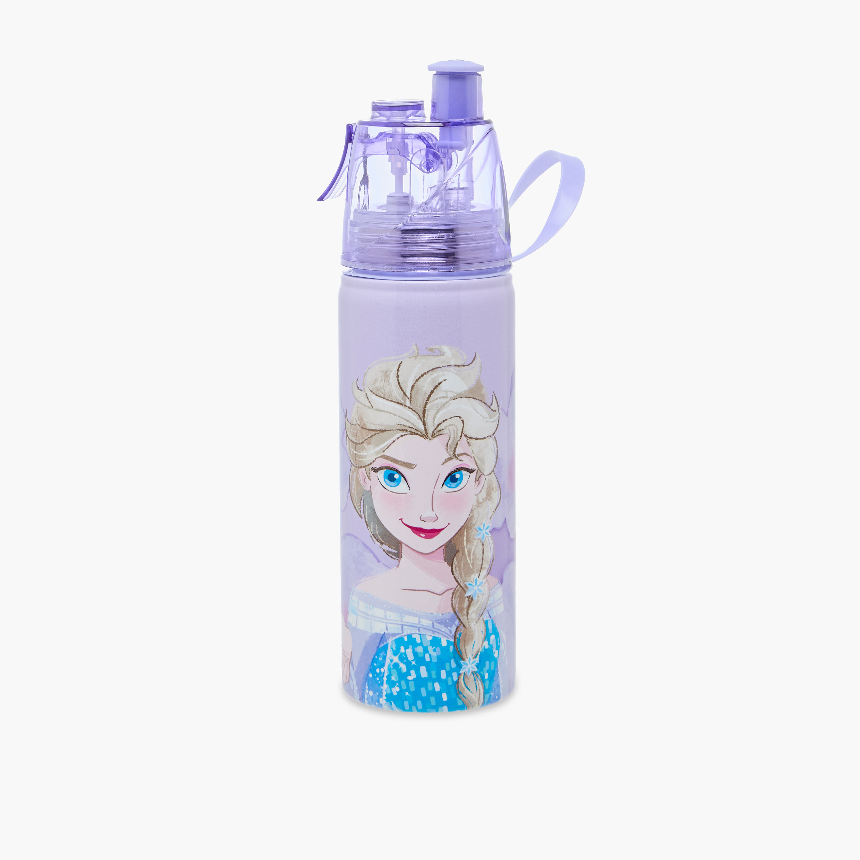 قارورة ماء ستانلس ستيل ببخاخ وتصميم فروزن من ديزني - 500 مل-school-waterbottles-image-1