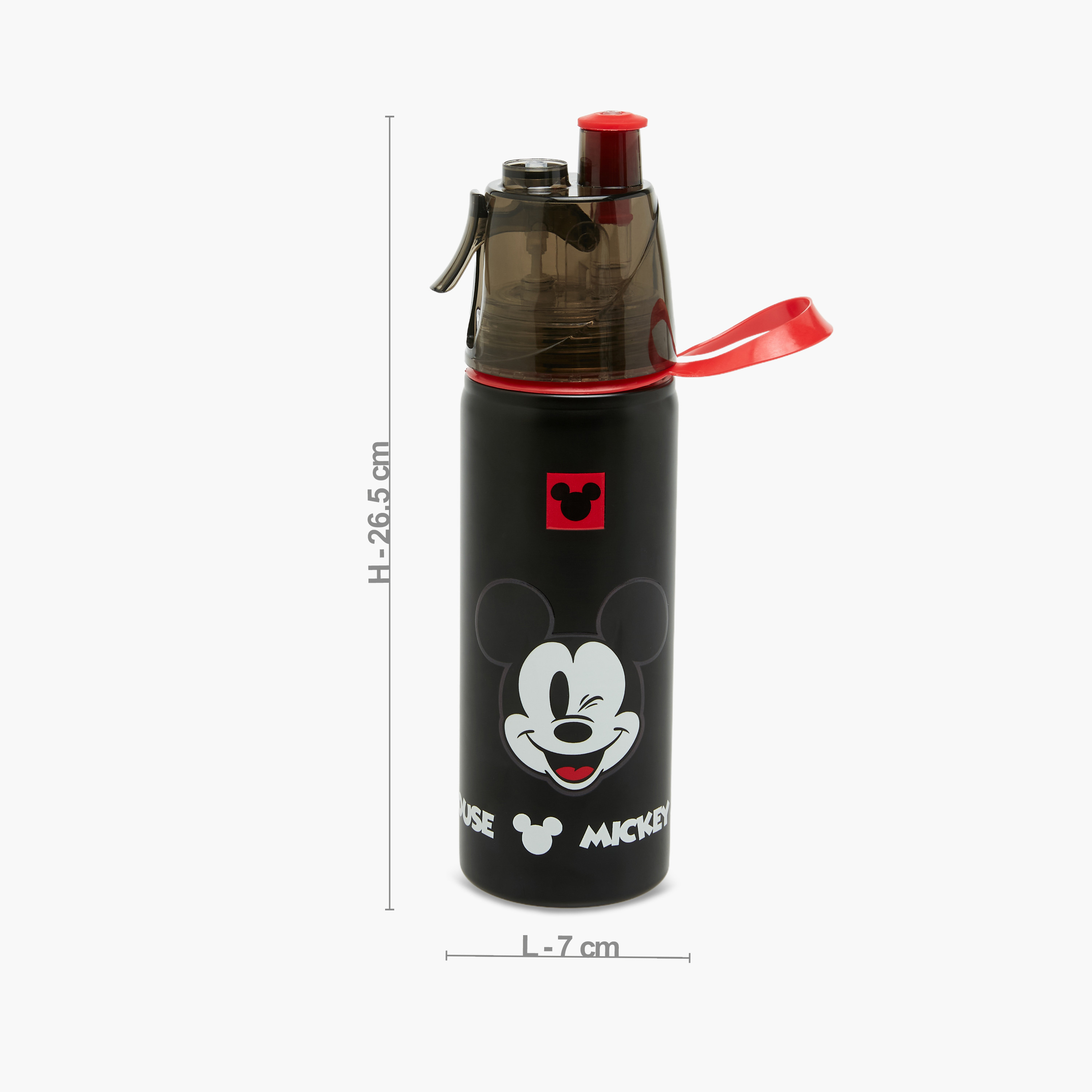Disney Mickey Mouse Print Water Bottle - 500 ml-school-waterbottles-image-2