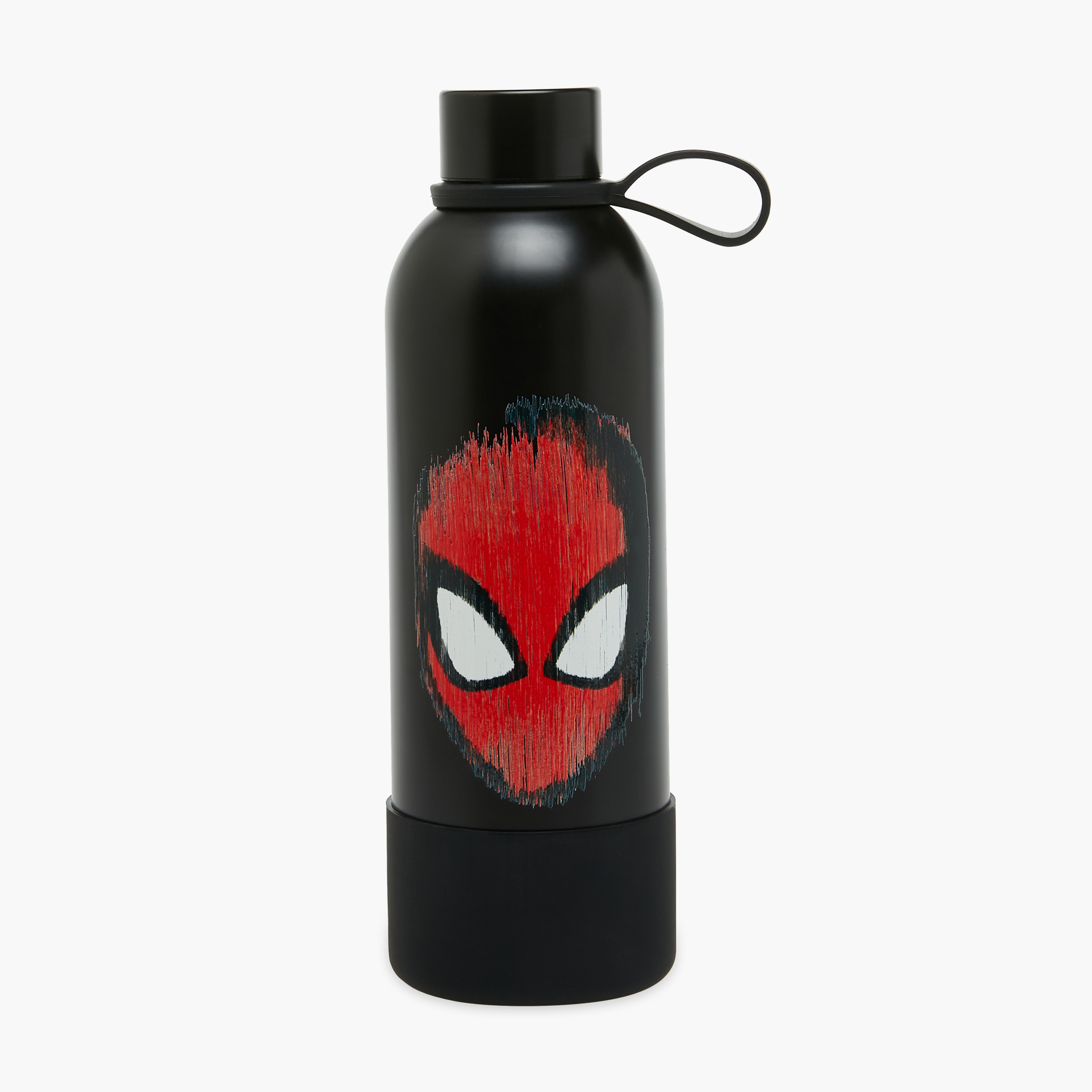 Spider-Man Print Stainless Steel Water Bottle - 500 ml-school-waterbottles-image-1