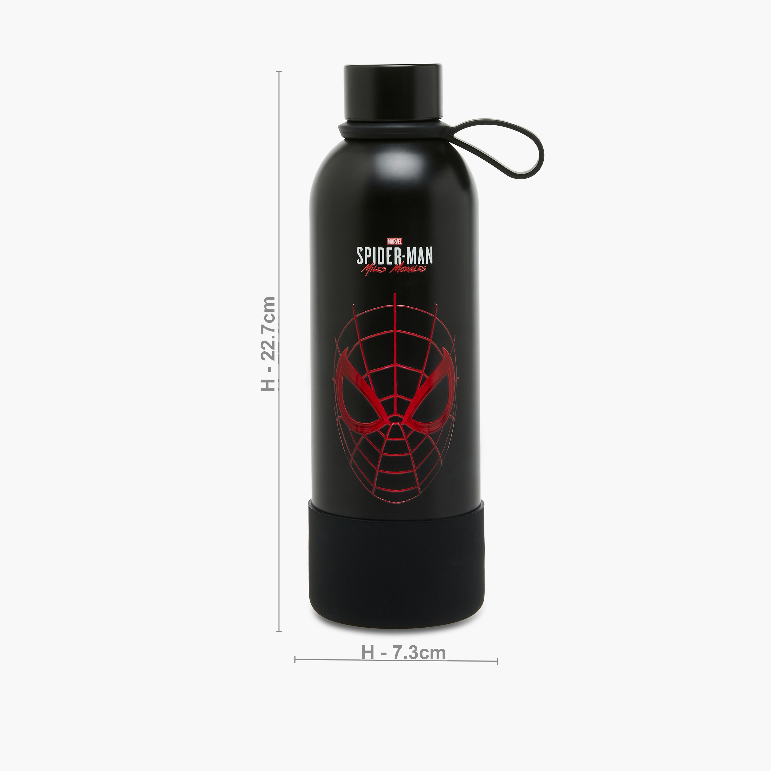 Spider-Man Print Stainless Steel Water Bottle - 500 ml-school-waterbottles-image-2