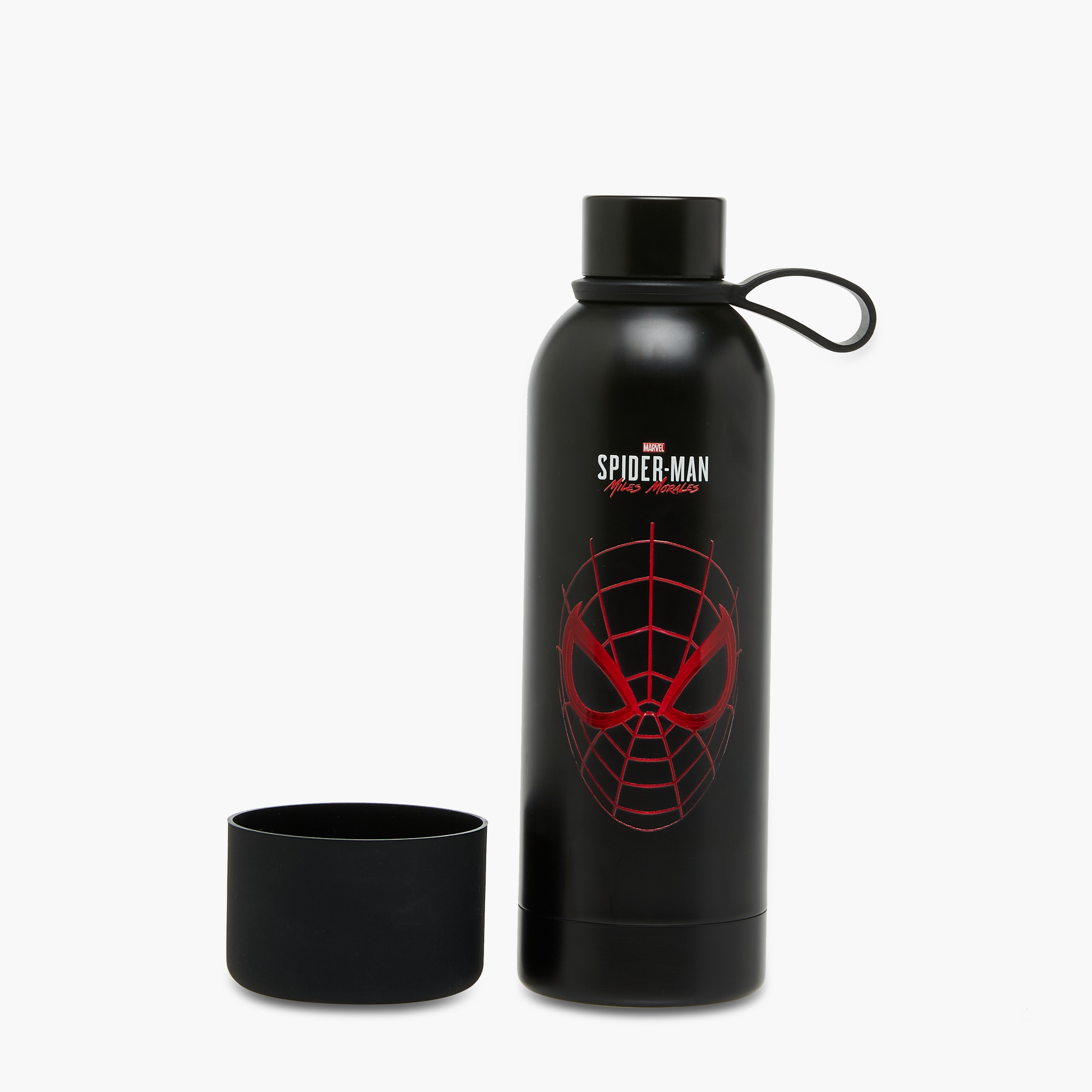 Spider-Man Print Stainless Steel Water Bottle - 500 ml-school-waterbottles-image-4