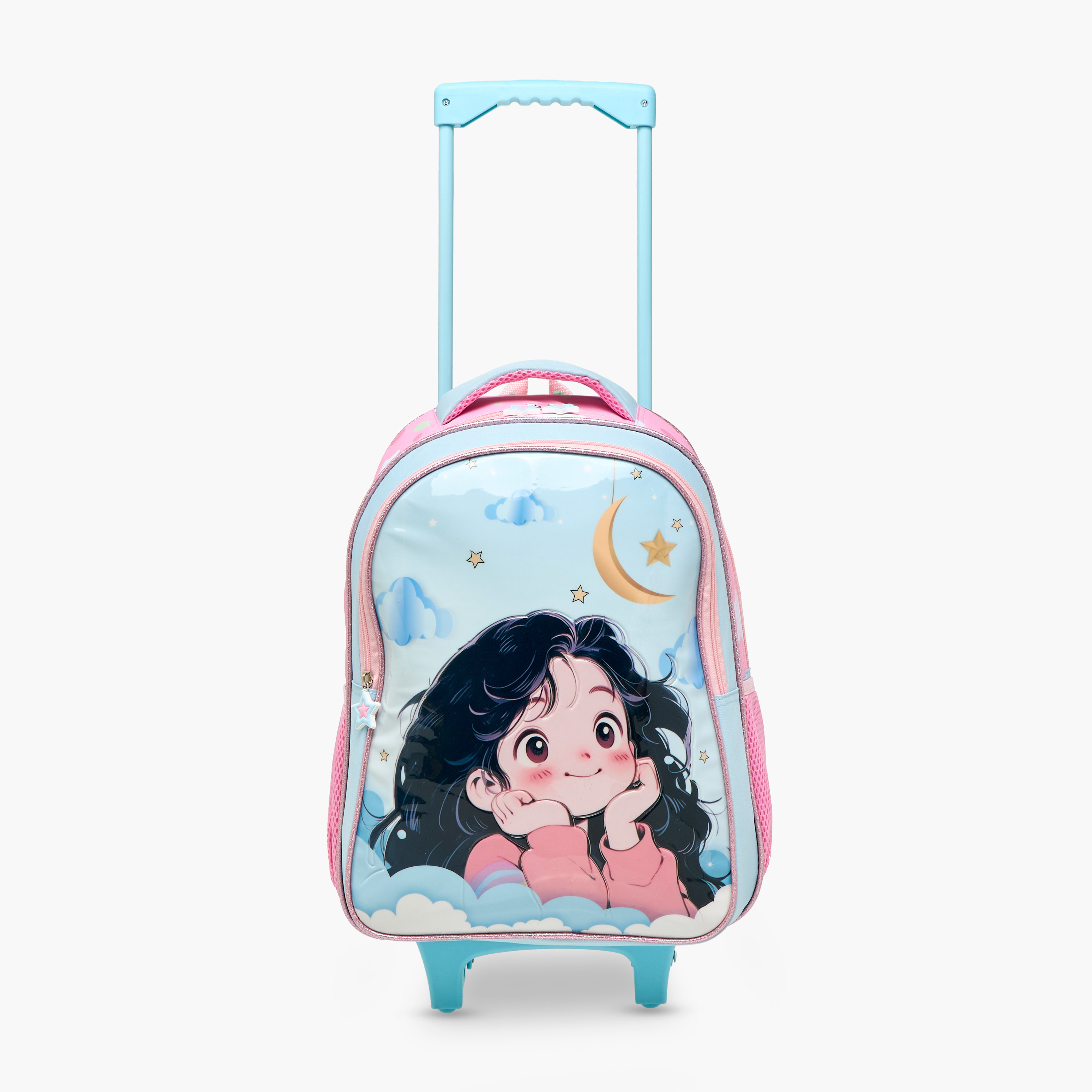 Juniors Graphic Print 5-Piece Trolley Backpack Set - 16 inches-school-bagsandbackpacks-trolleybags-image-6