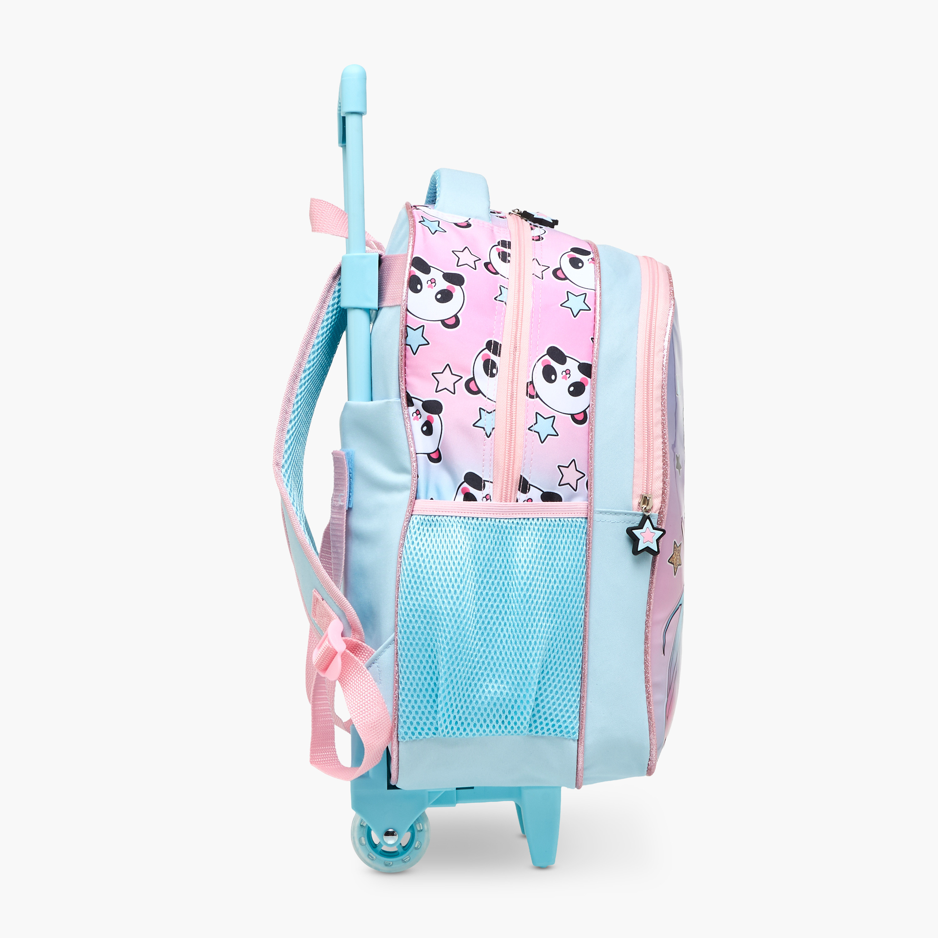Juniors Graphic Print 5-Piece Trolley Backpack Set - 16 inches-school-bagsandbackpacks-trolleybags-image-6