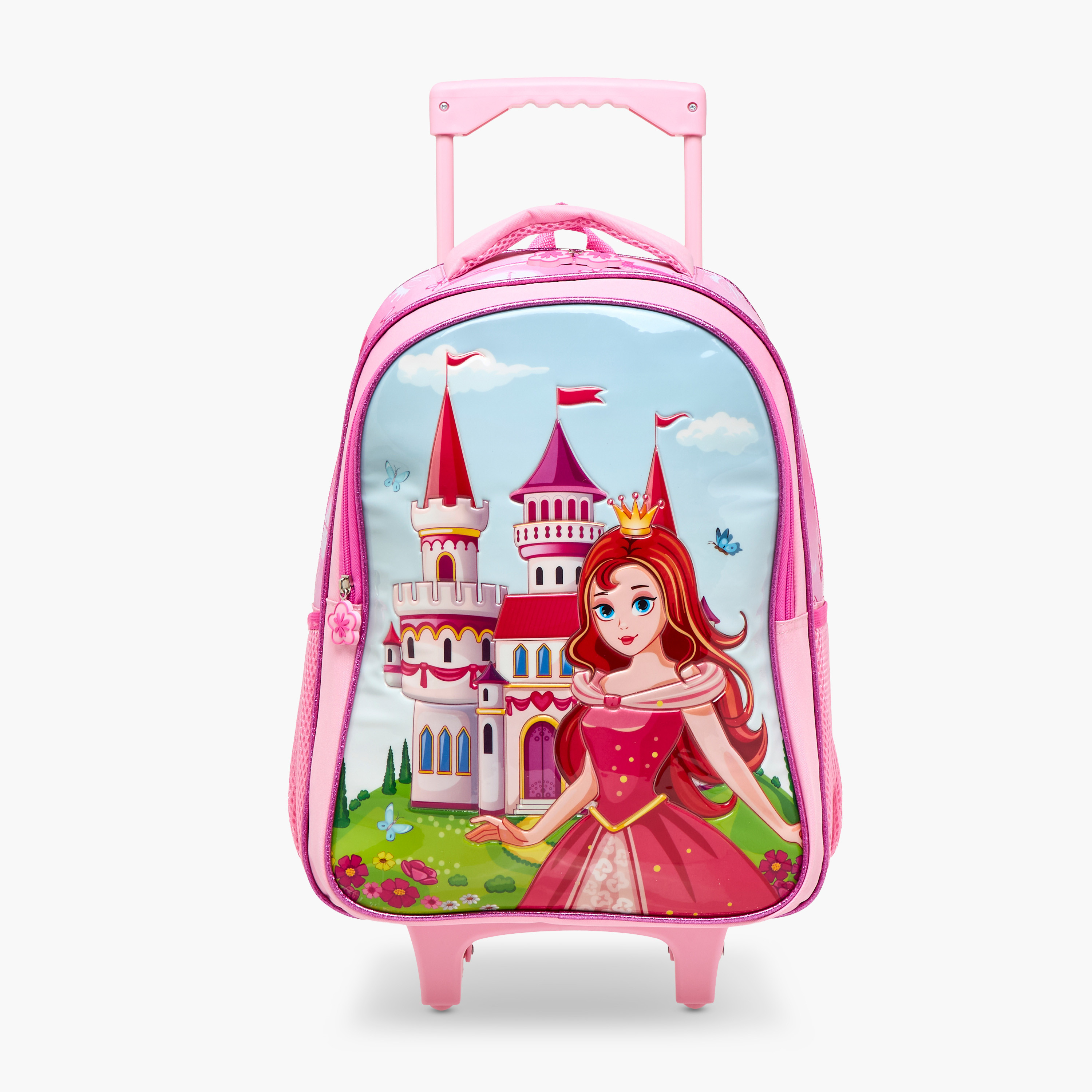 Juniors 5-Piece Princess Print Trolley Backpack Set - 16 inches-school-bagsandbackpacks-trolleybags-image-2