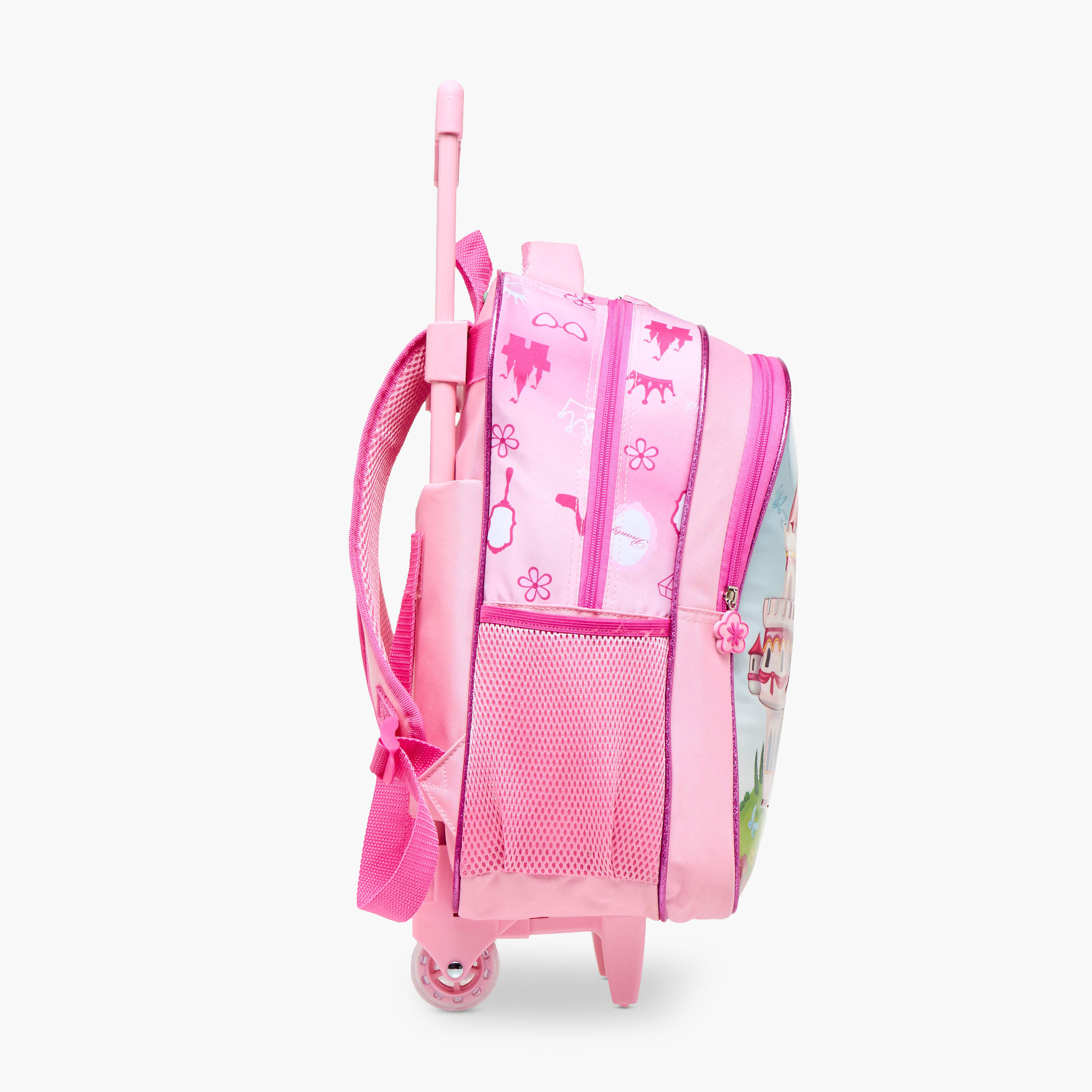 Juniors 5-Piece Princess Print Trolley Backpack Set - 16 inches-school-bagsandbackpacks-trolleybags-image-4