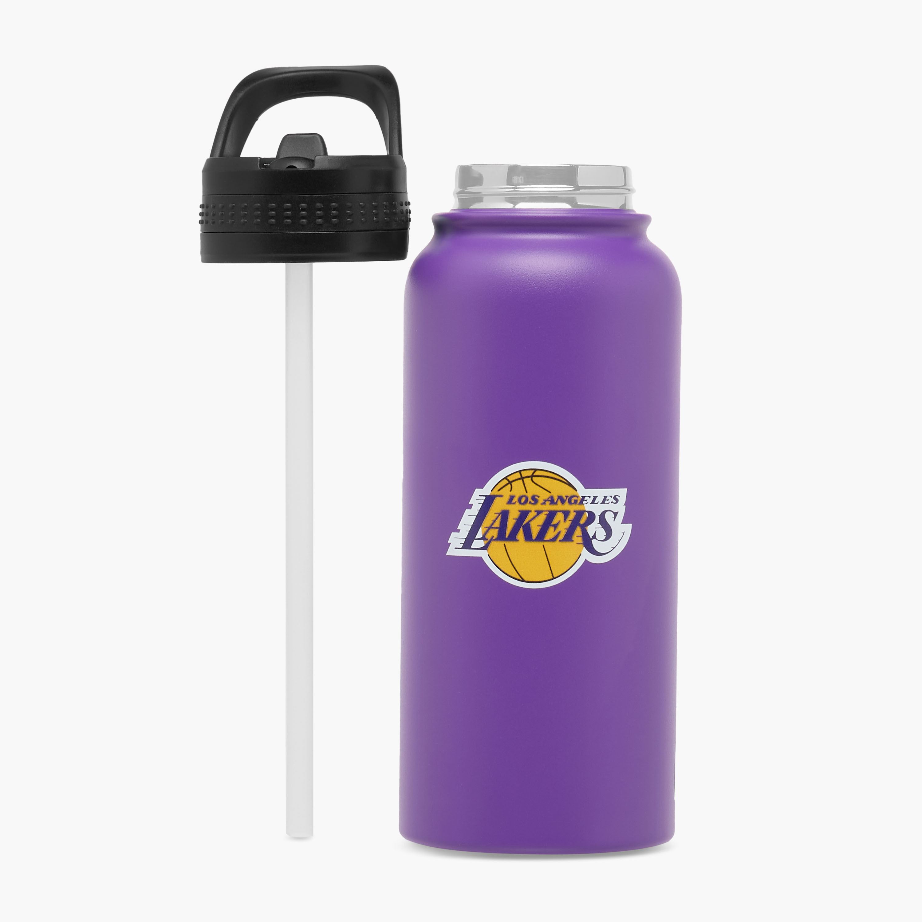 NBA Los Angeles Lakers Print Stainless Steel Water Bottle - 950 ml-school-waterbottles-image-2