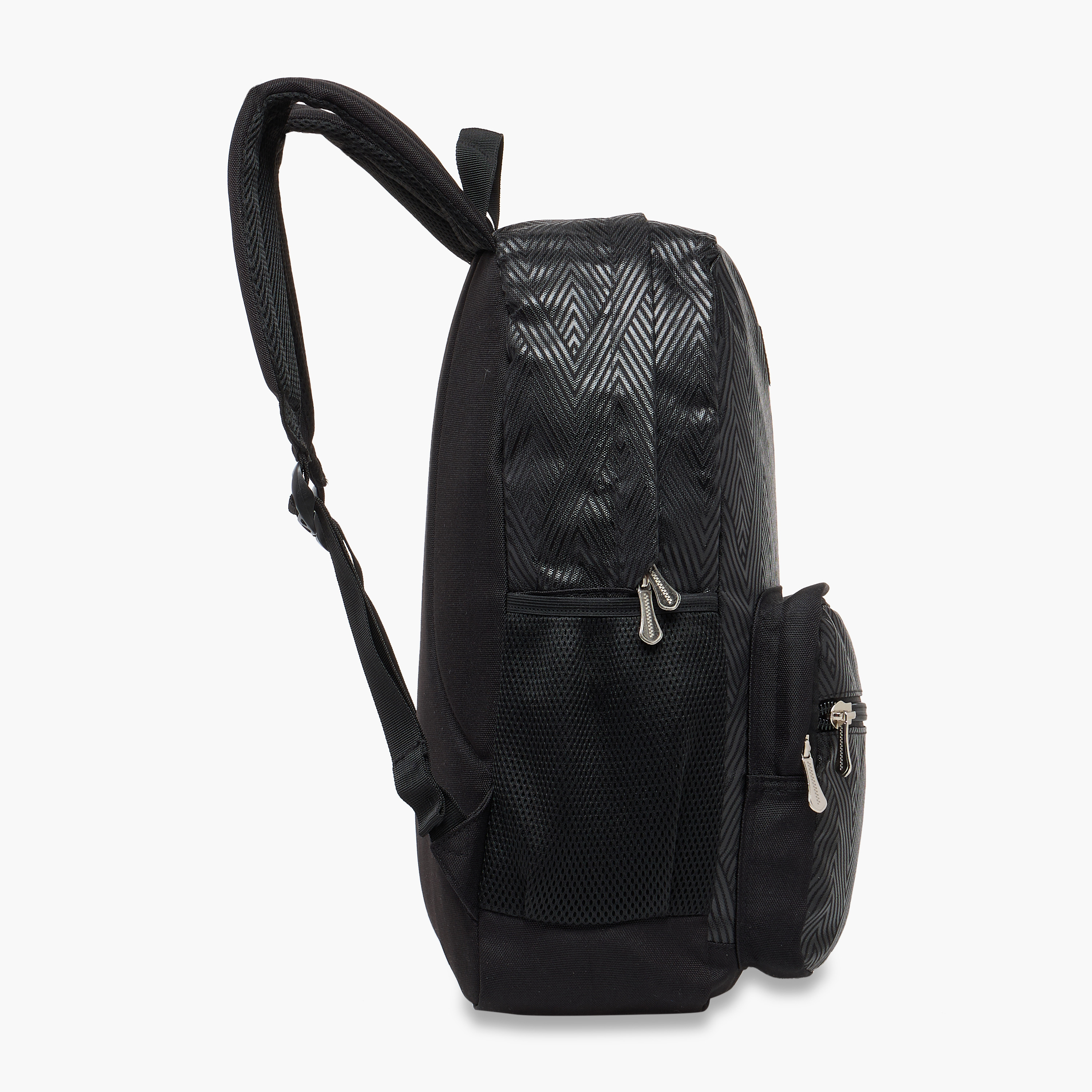 Ferrari Textured Backpack with Adjustable Straps and Zip Closure - 17 inches-school-bagsandbackpacks-backpacks-image-3