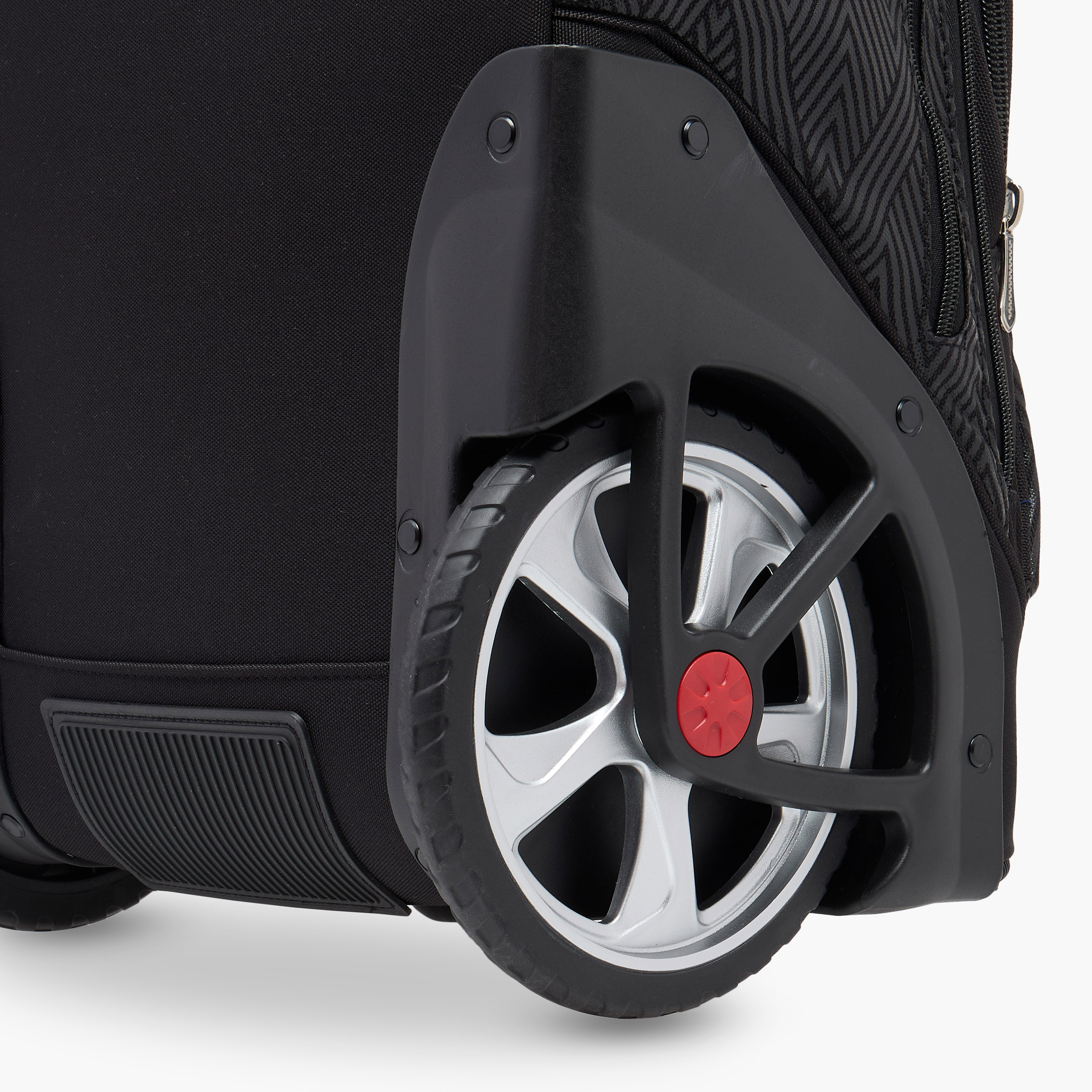 Ferrari Print Trolley Bag with Retractable Handle and Zip Closure - 20 inches-school-bagsandbackpacks-trolleybags-image-14