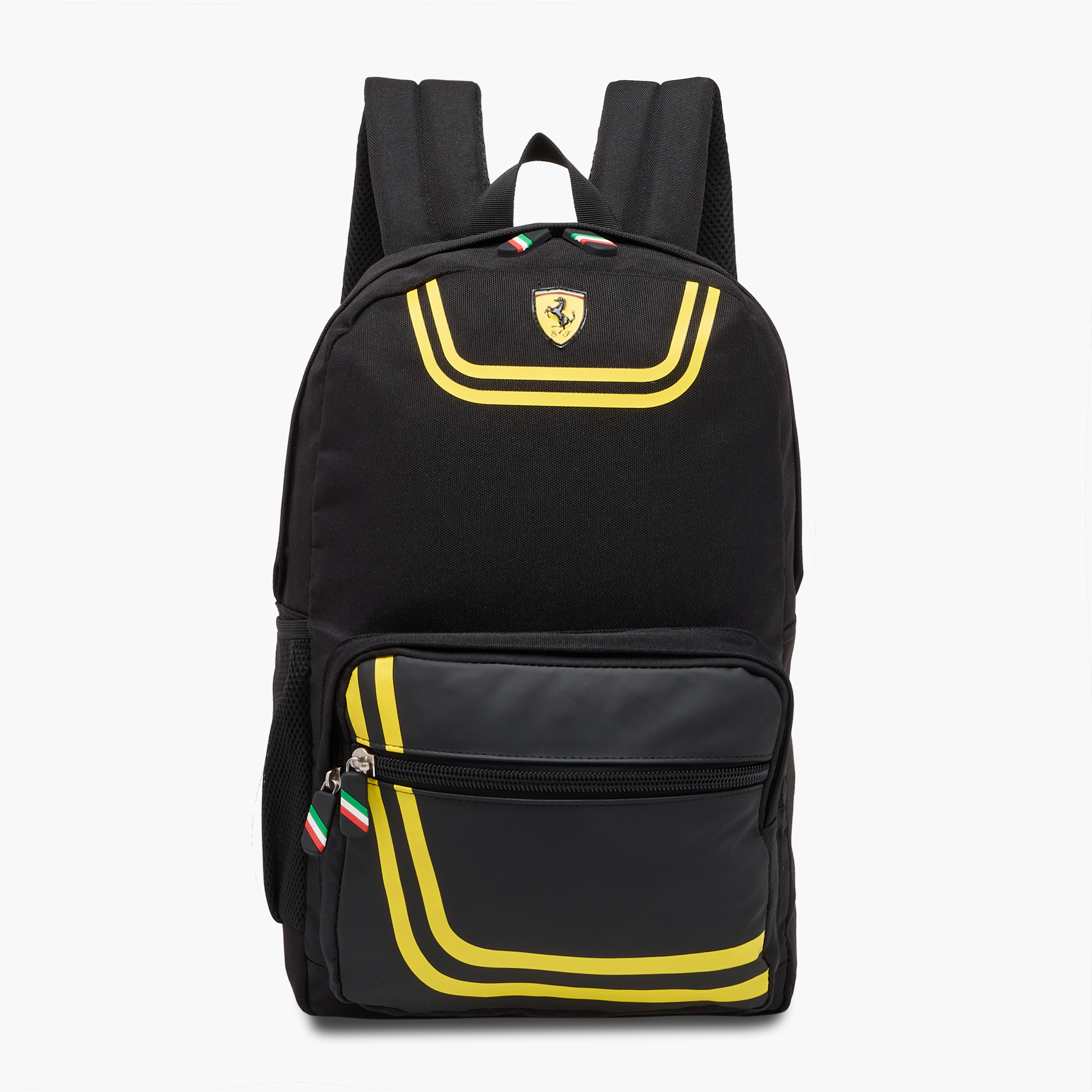 Ferrari Textured Backpack with Adjustable Straps and Zip Closure - 17 inches-school-bagsandbackpacks-backpacks-image-1