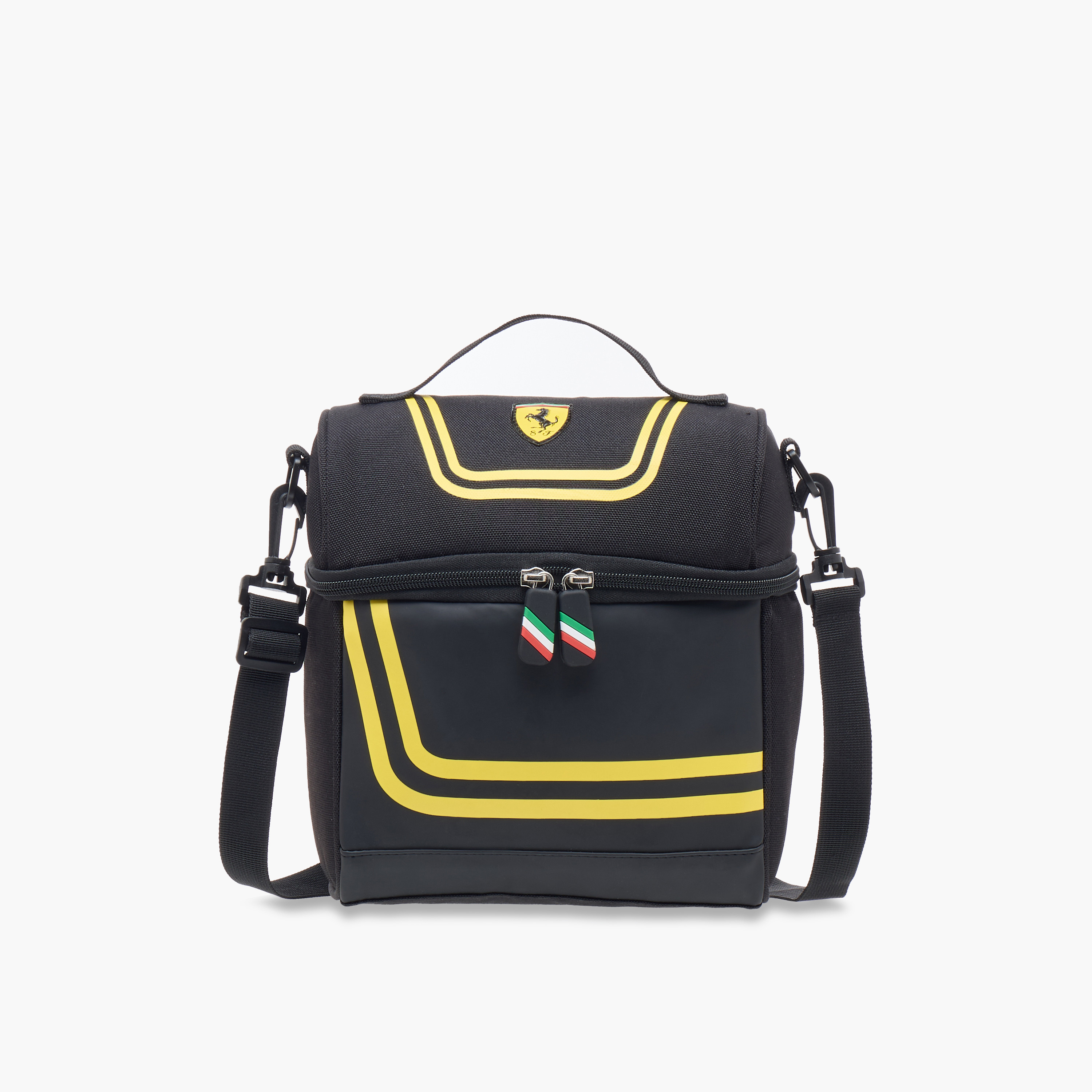 Ferrari Printed Lunch Bag with Zip Closure-school-lunchessentials-lunchbags-image-1