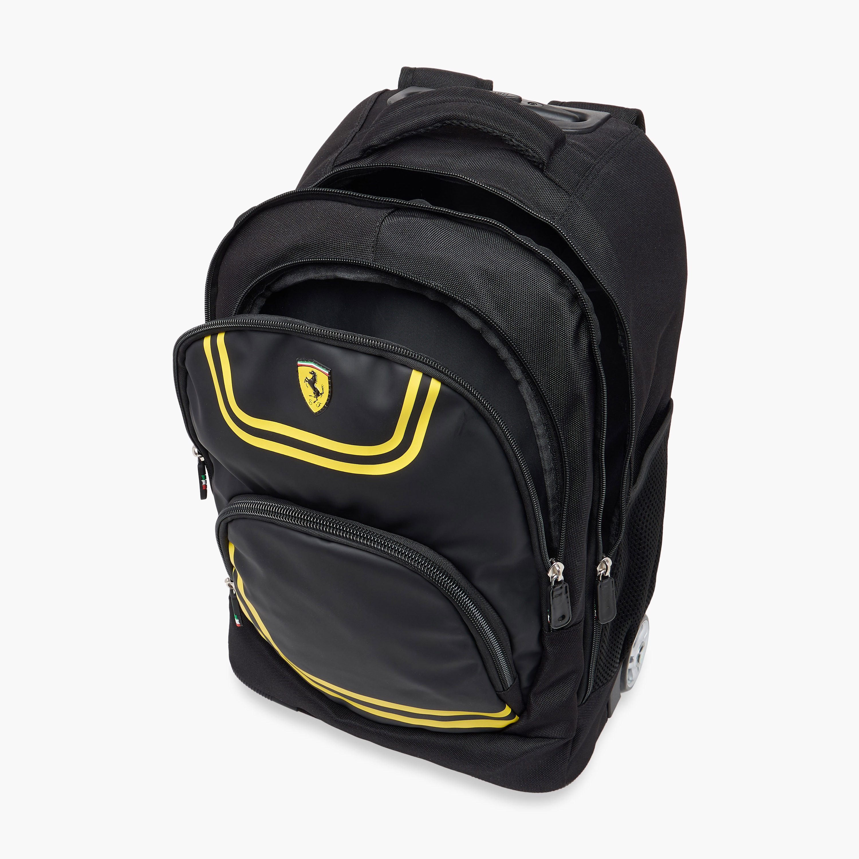Ferrari Print Trolley Backpack with Retractable Handle - 18 inches-school-bagsandbackpacks-trolleybags-image-14