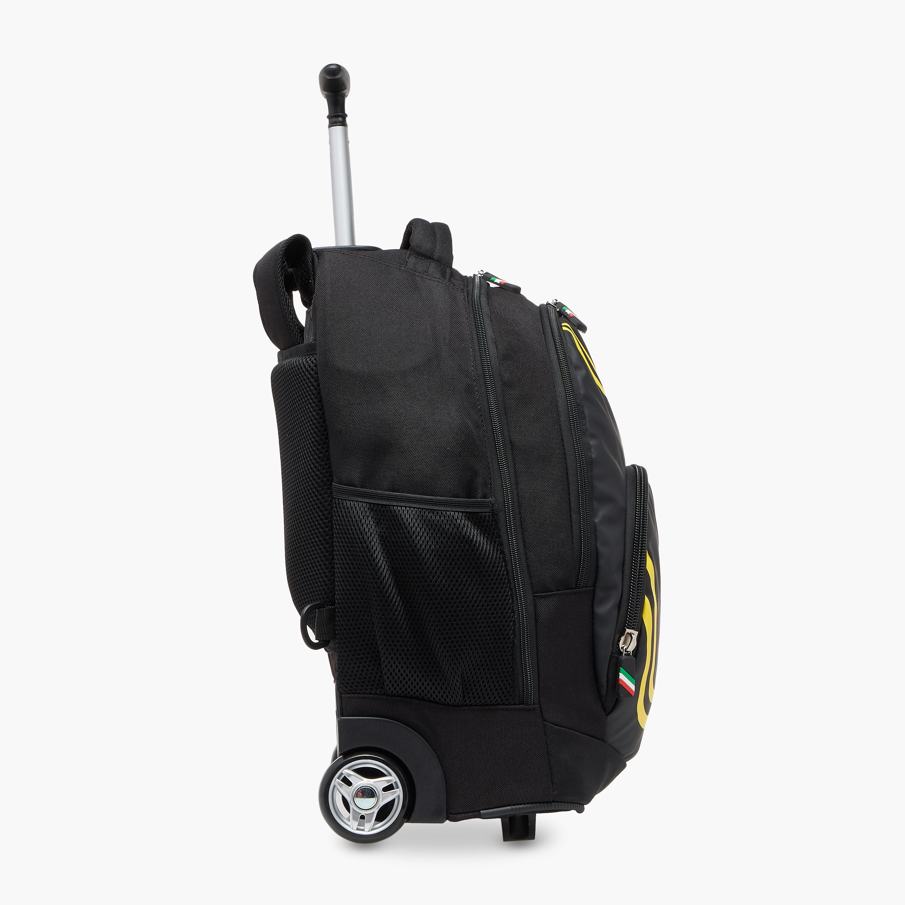 Ferrari Print Trolley Backpack with Retractable Handle - 18 inches-school-bagsandbackpacks-trolleybags-image-3