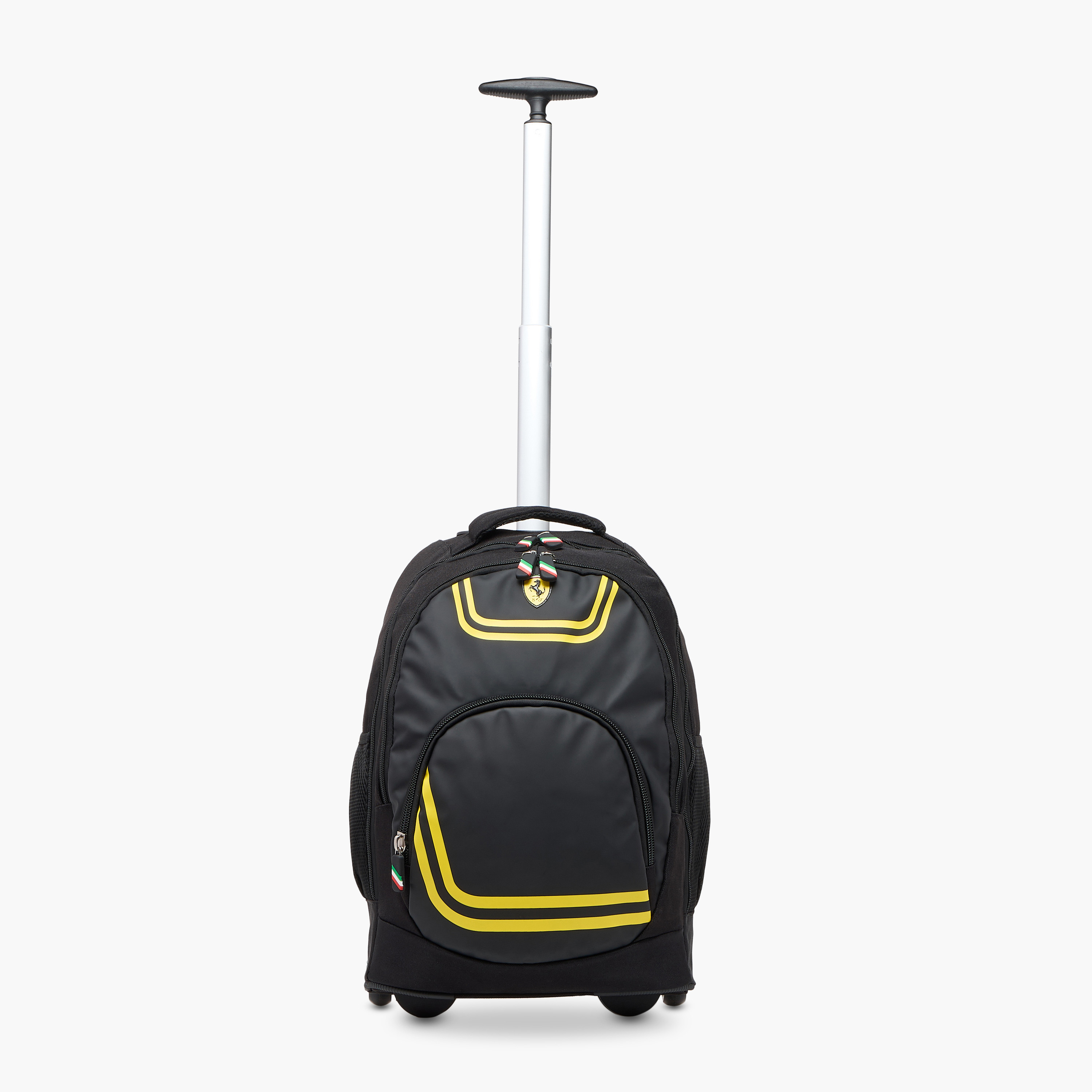 Ferrari Print Trolley Backpack with Retractable Handle - 18 inches-school-bagsandbackpacks-trolleybags-image-7