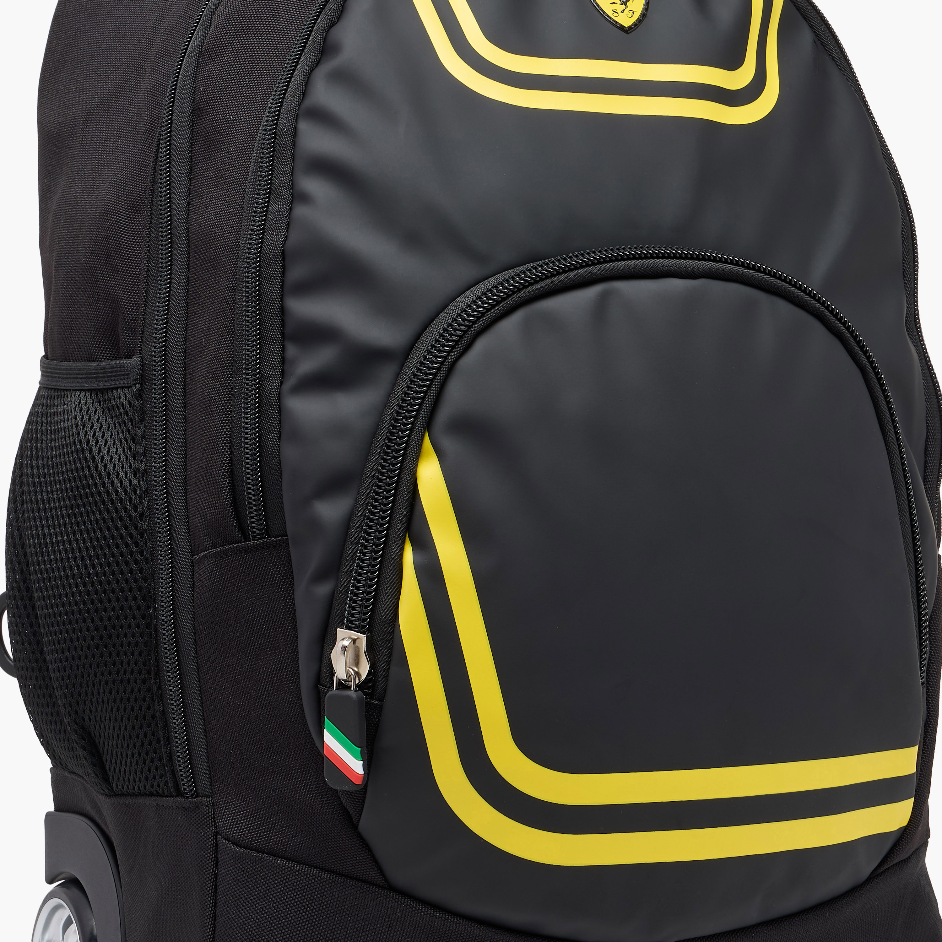 Ferrari Print Trolley Backpack with Retractable Handle - 18 inches-school-bagsandbackpacks-trolleybags-image-9