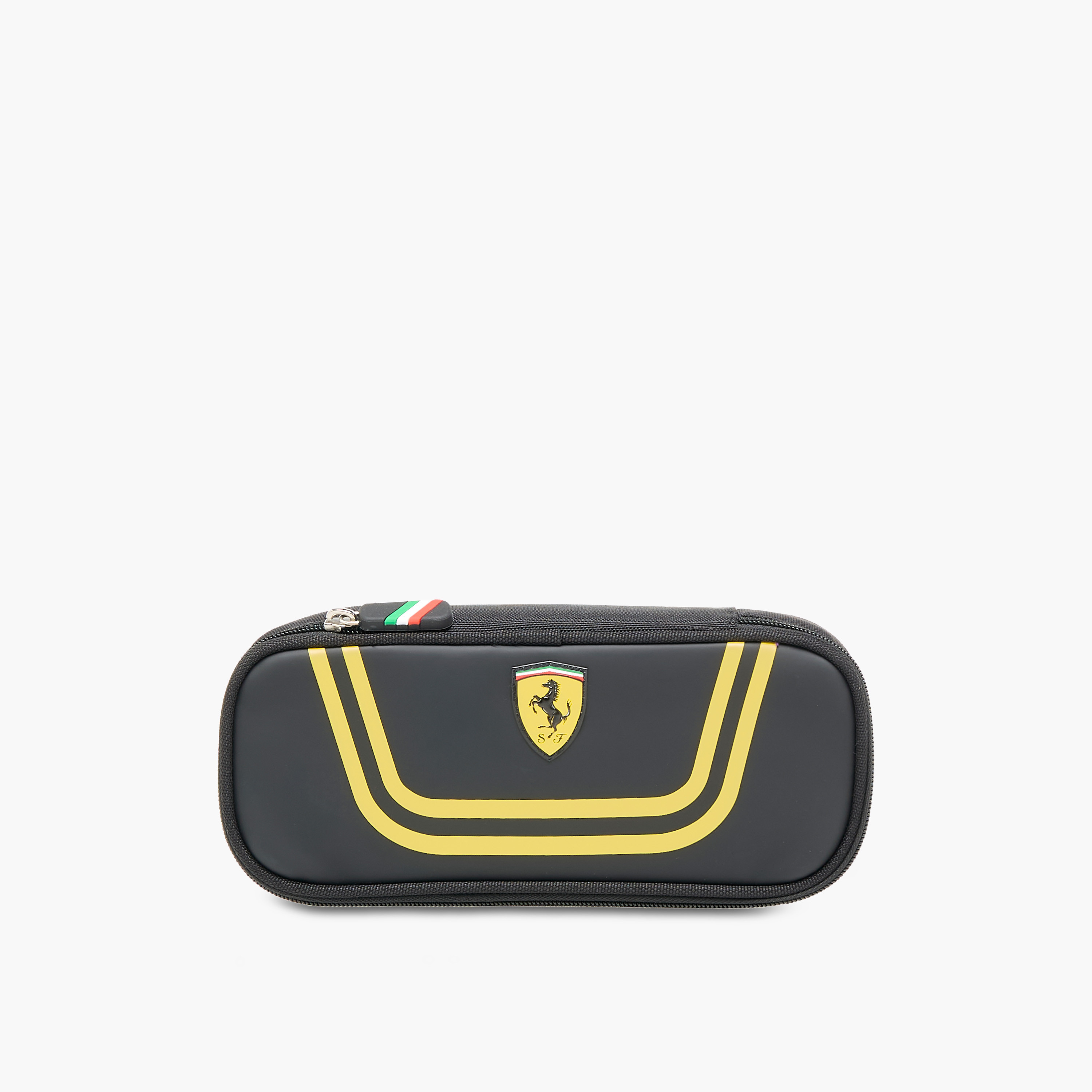 Ferrari Printed Pencil Pouch with Zip Closure-school-stationery-pencilcases-image-1