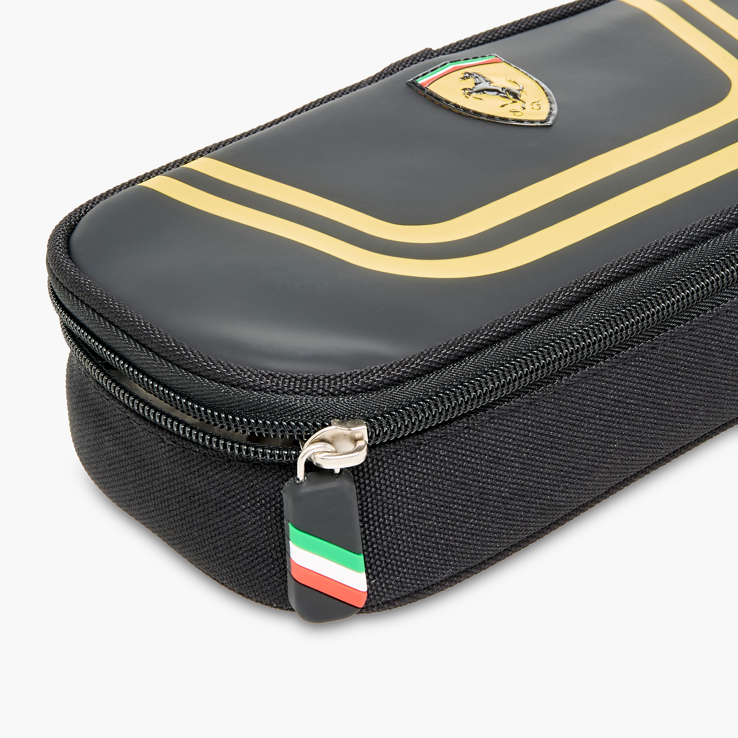 Ferrari Printed Pencil Pouch with Zip Closure-school-stationery-pencilcases-image-5