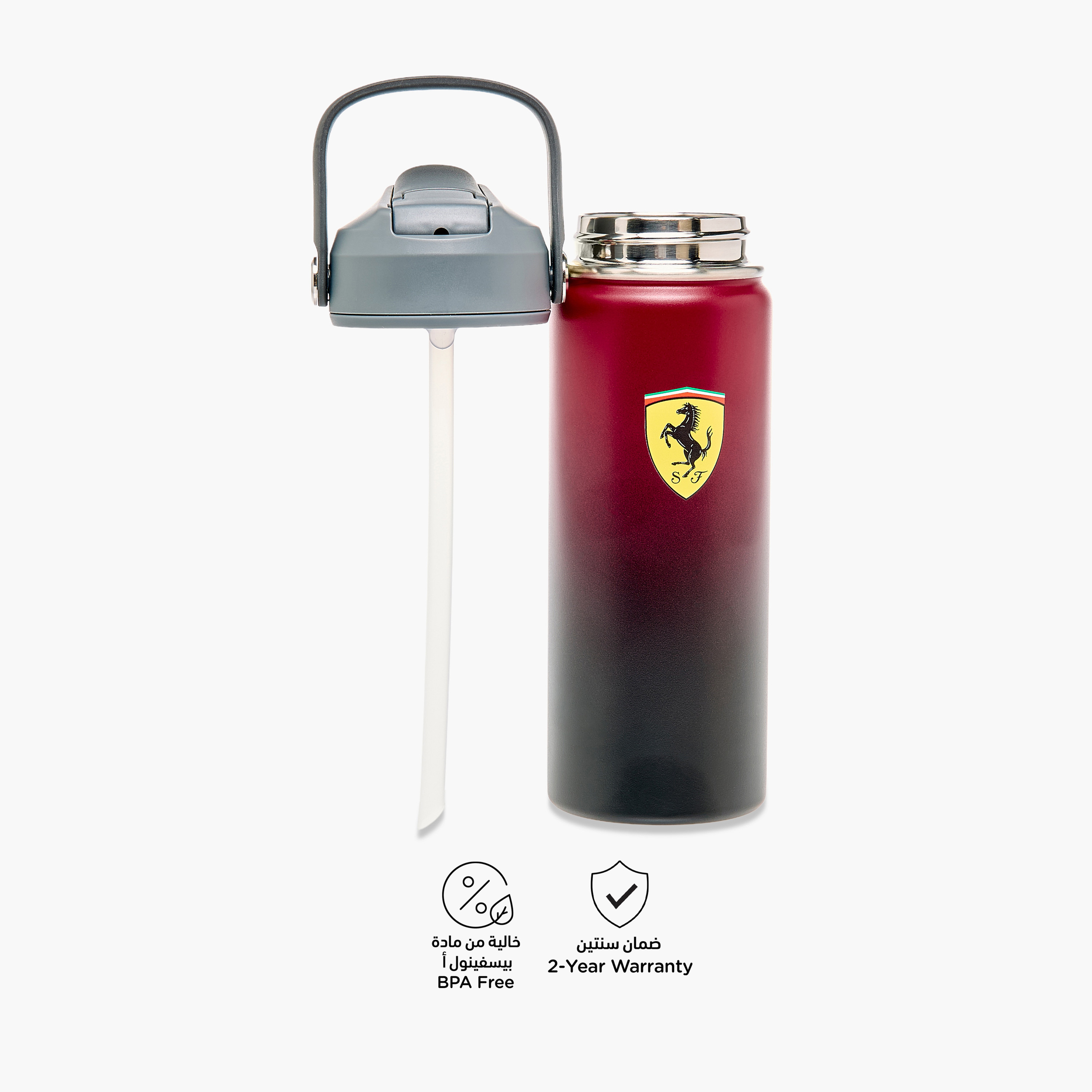 Ferrari Printed Water Bottle - 540 ml-school-waterbottles-image-4