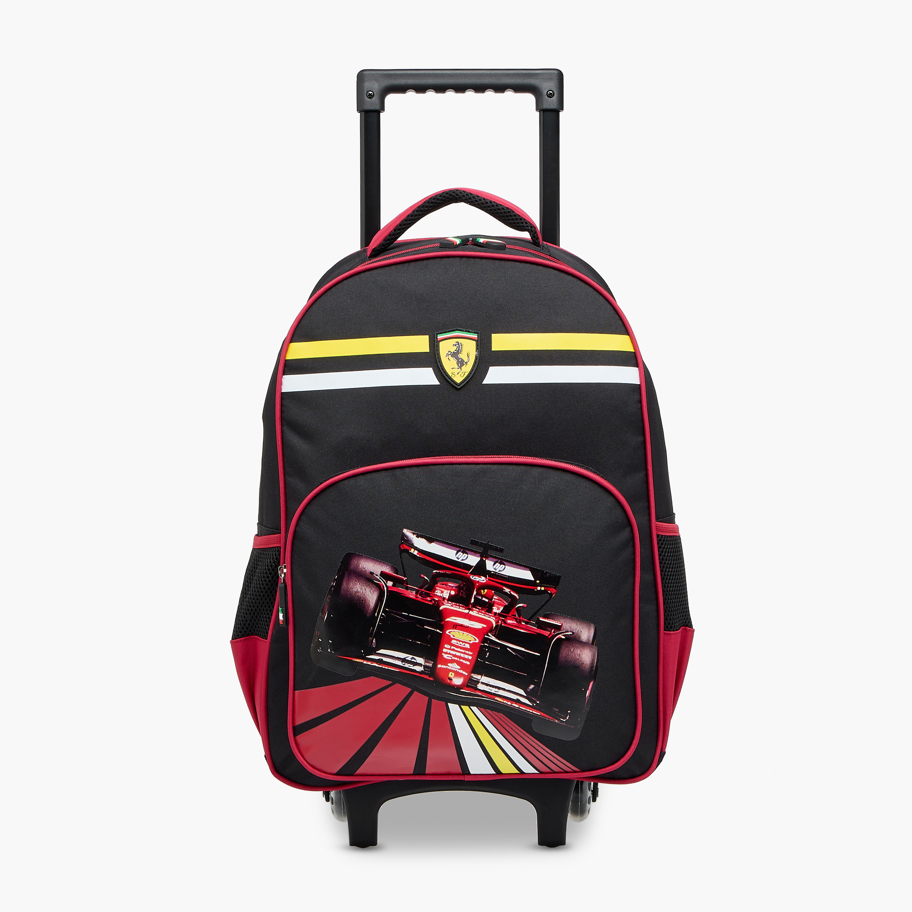 Ferrari Cars Trolley Bag for Boys 5-8 Years with Bottle Holder-school-bagsandbackpacks-sets-image-4