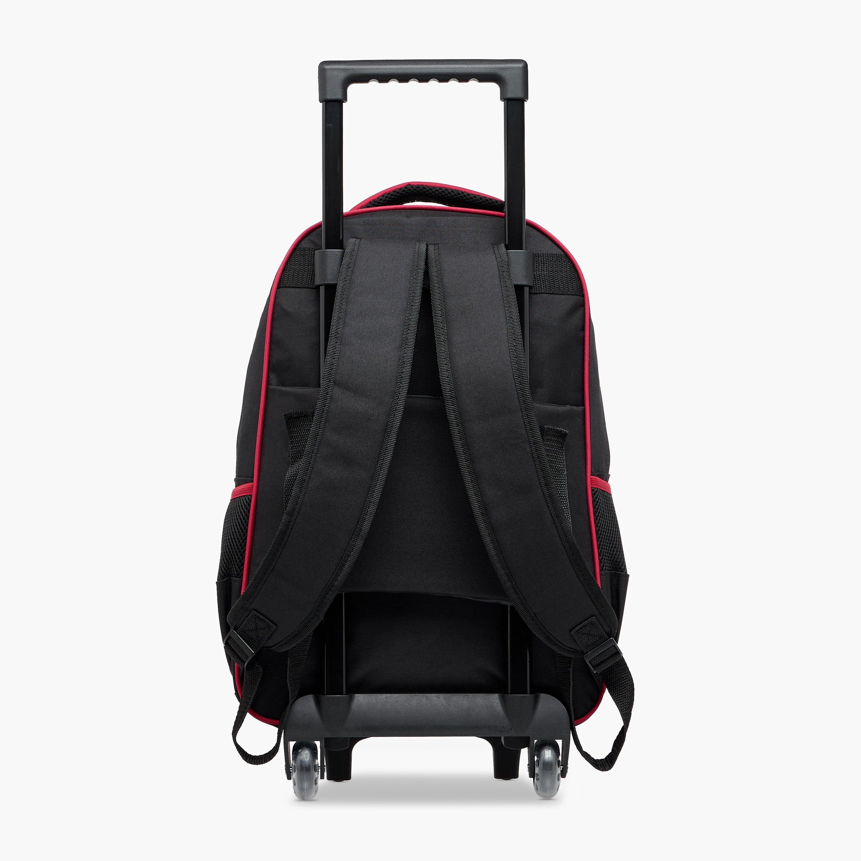 شنطة ترولي للأولاد 5-8 سنوات بحامل قوارير وتصميم سيارات فيراري -school-bagsandbackpacks-sets-image-3