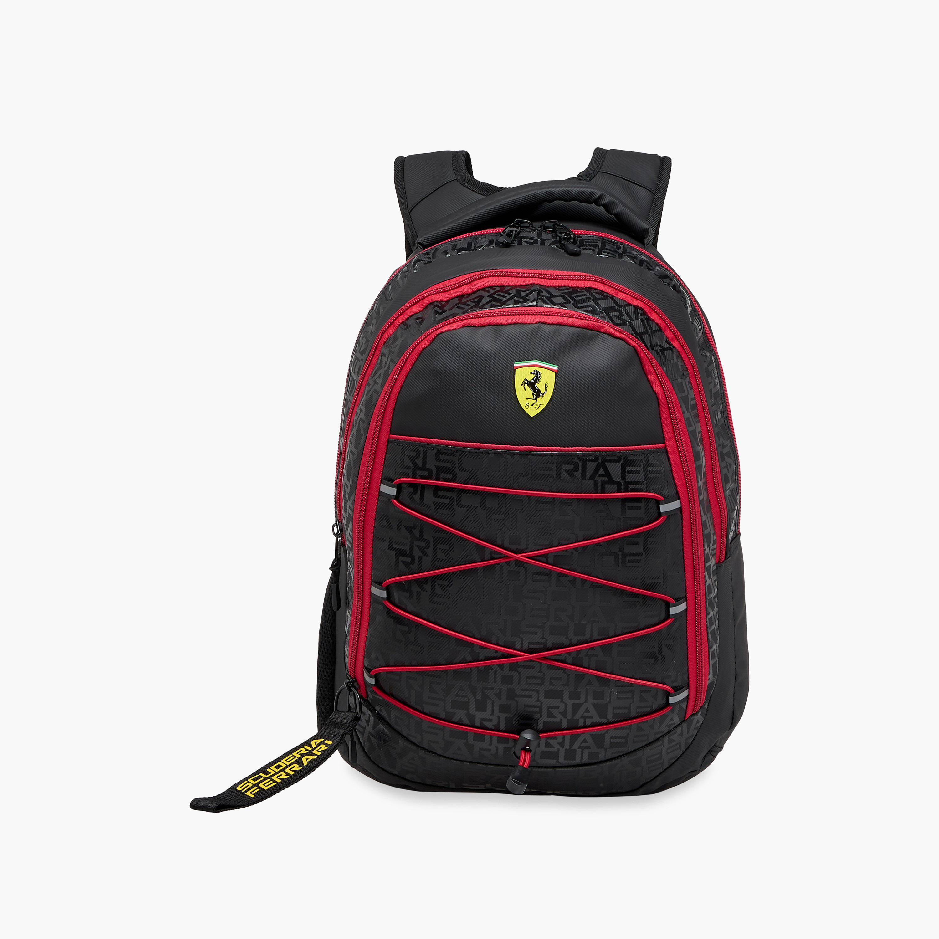 شنطة ظهر سادة بحمالات قابلة للتعديل وسحاب إغلاق من فيراري - 17 بوصة-school-bagsandbackpacks-backpacks-image-1