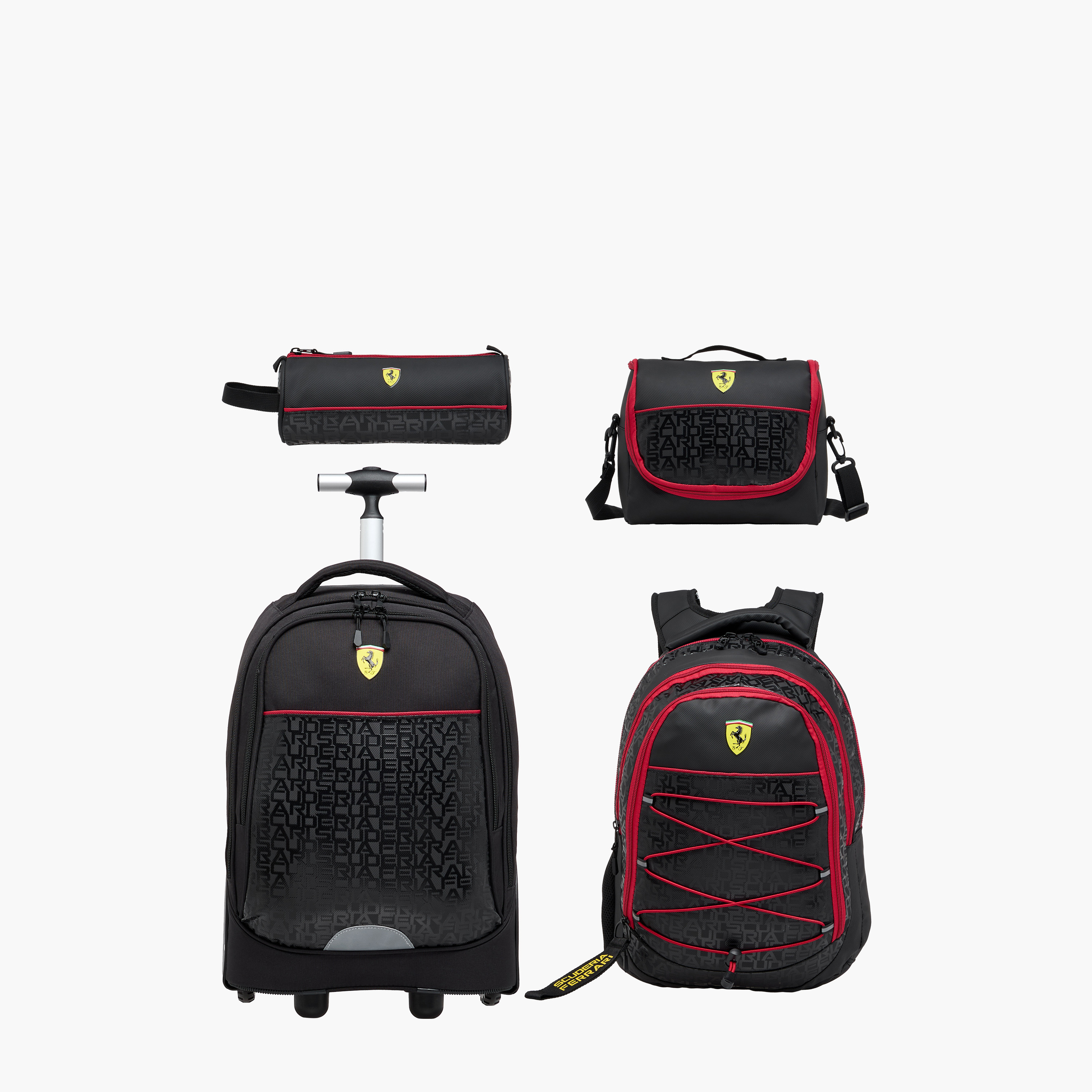 شنطة ظهر سادة بحمالات قابلة للتعديل وسحاب إغلاق من فيراري - 17 بوصة-school-bagsandbackpacks-backpacks-image-11