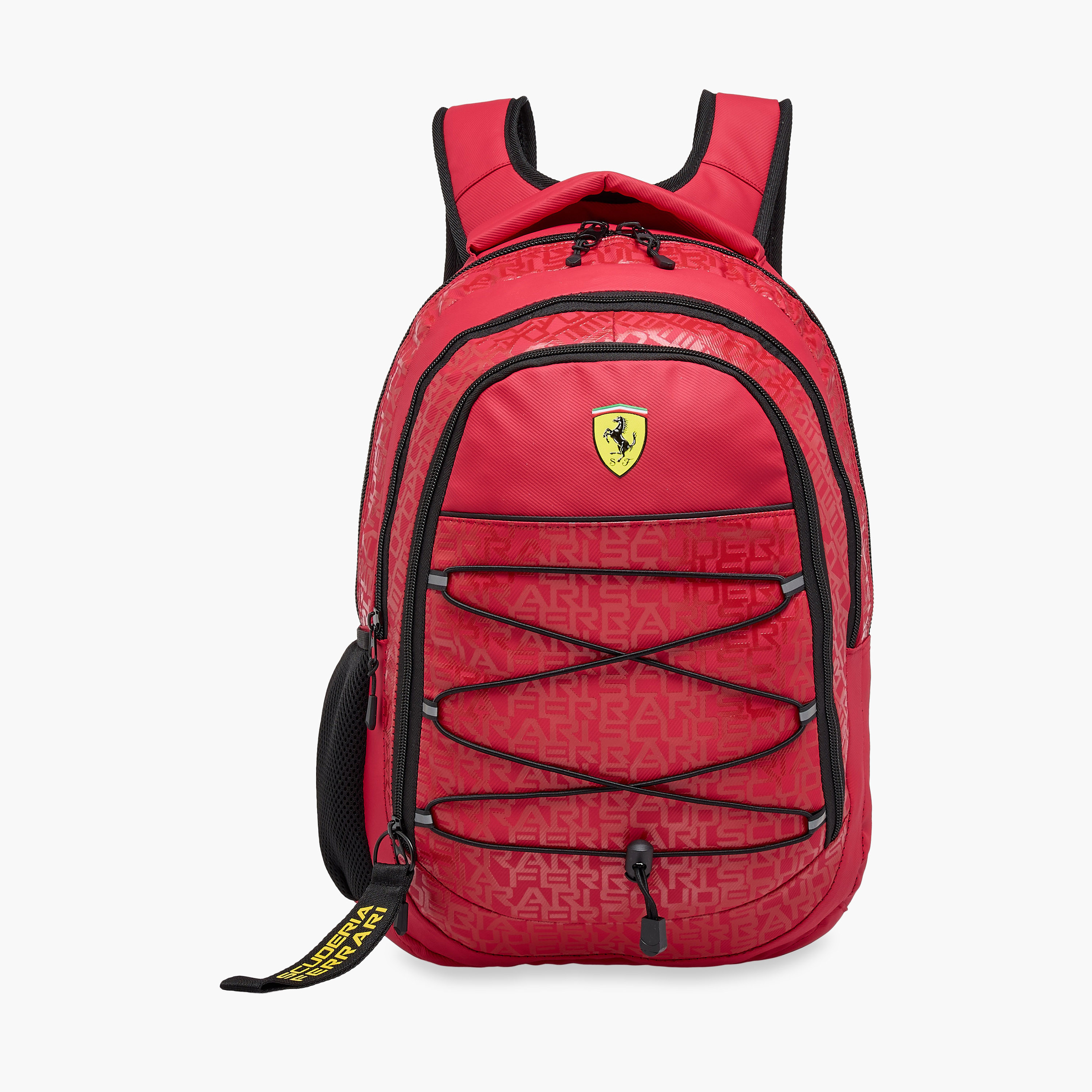 Ferrari Solid Backpack with Adjustable Straps and Zip Closure - 17 inches-school-bagsandbackpacks-backpacks-image-1
