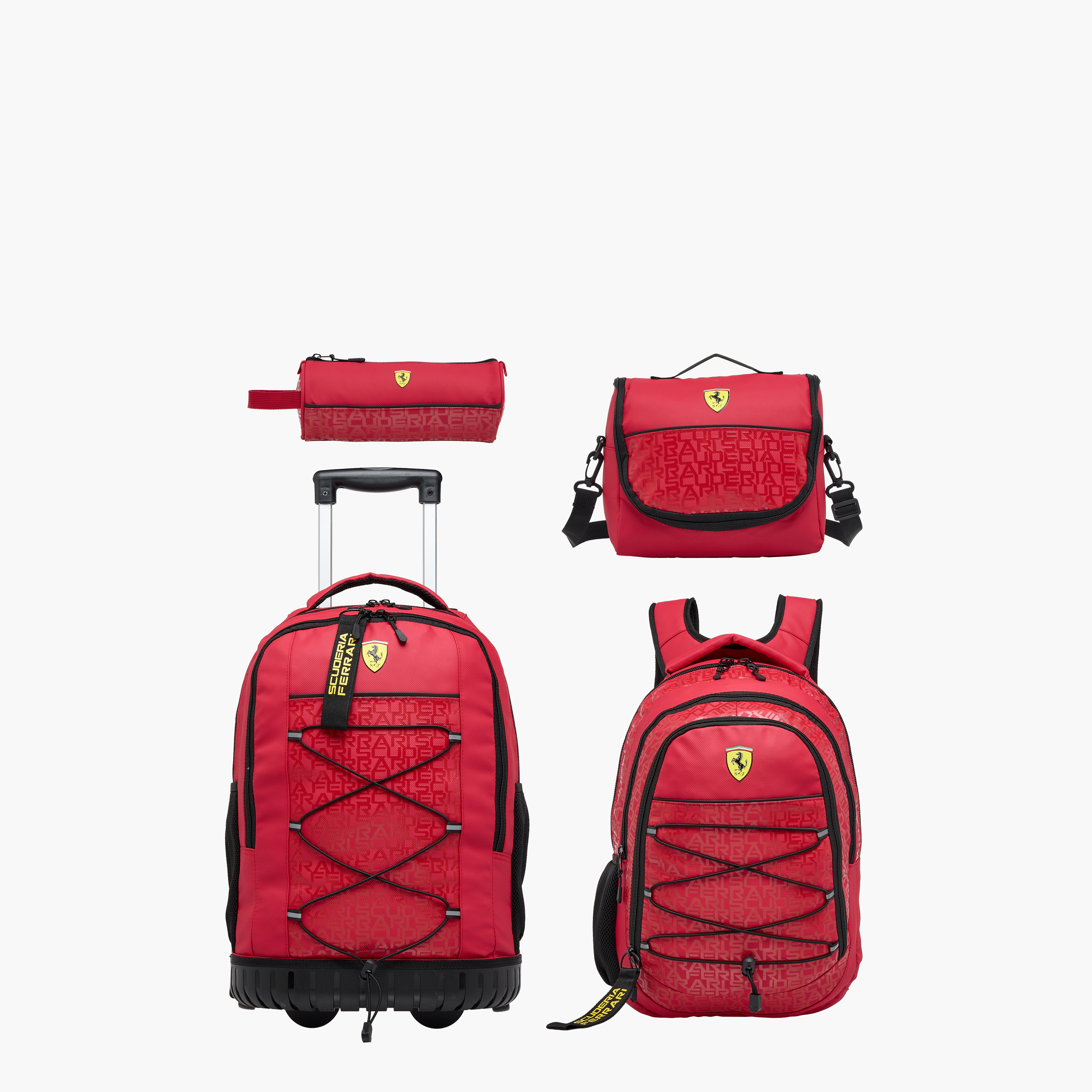 Ferrari Solid Backpack with Adjustable Straps and Zip Closure - 17 inches-school-bagsandbackpacks-backpacks-image-13