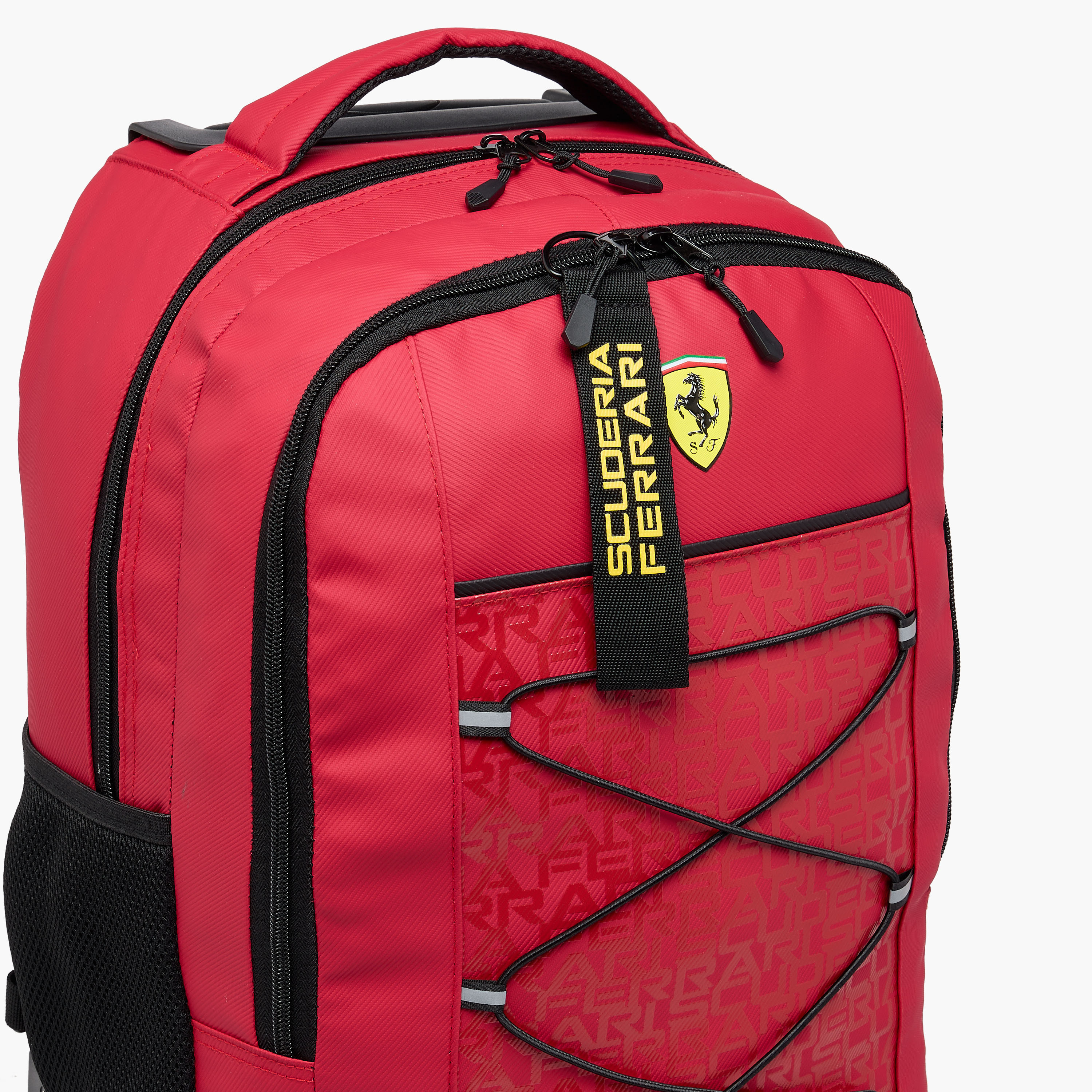 Ferrari Cars Trolley Bag for Boys 8-13 Years with Adjustable Strap -school-bagsandbackpacks-trolleybags-image-14