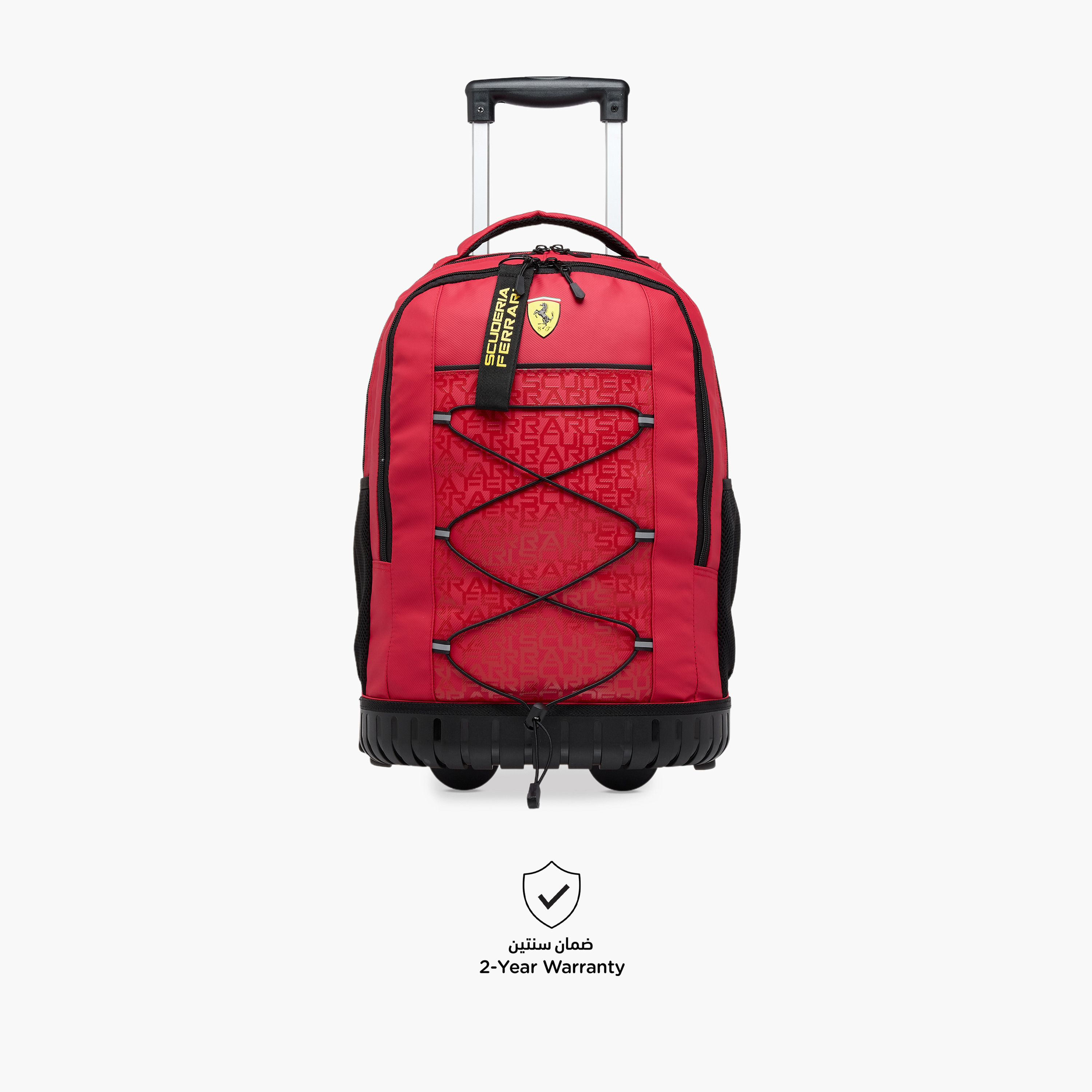 Ferrari Cars Trolley Bag for Boys 8-13 Years with Adjustable Strap -school-bagsandbackpacks-trolleybags-image-4