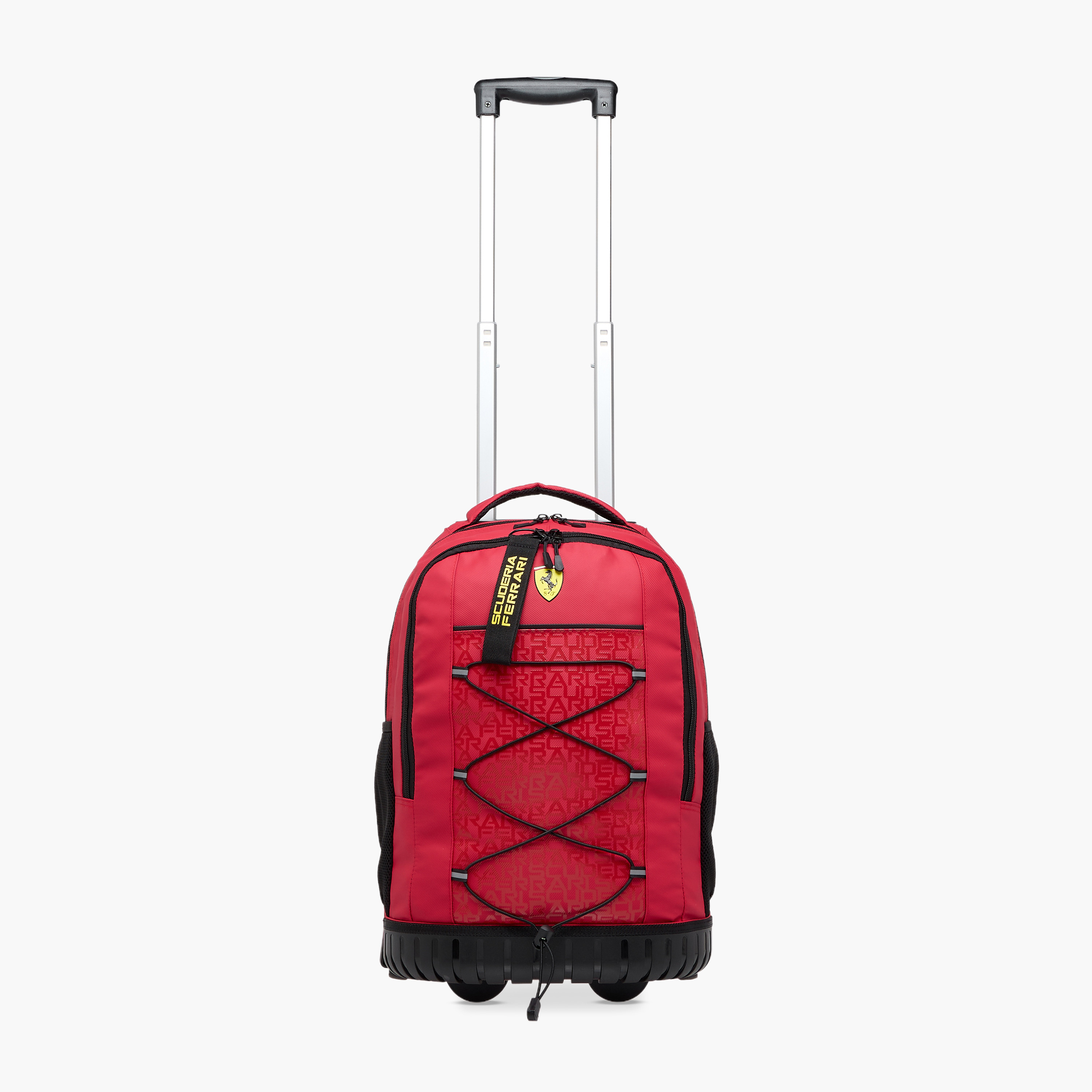 Ferrari Cars Trolley Bag for Boys 8-13 Years with Adjustable Strap -school-bagsandbackpacks-trolleybags-image-7