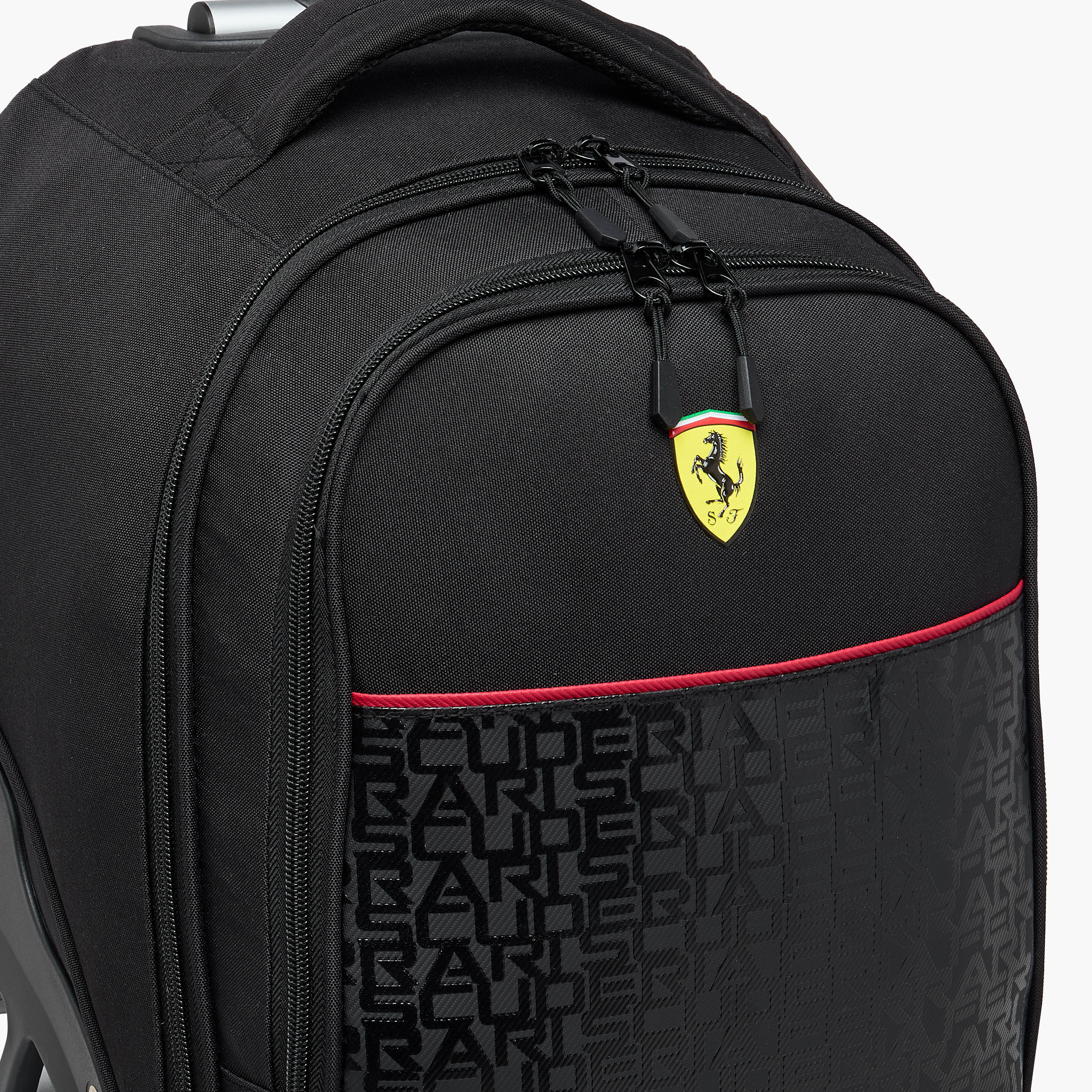 Ferrari Cars Trolley Bag for Boys 8-13 Years with Adjustable Strap -school-bagsandbackpacks-trolleybags-image-10