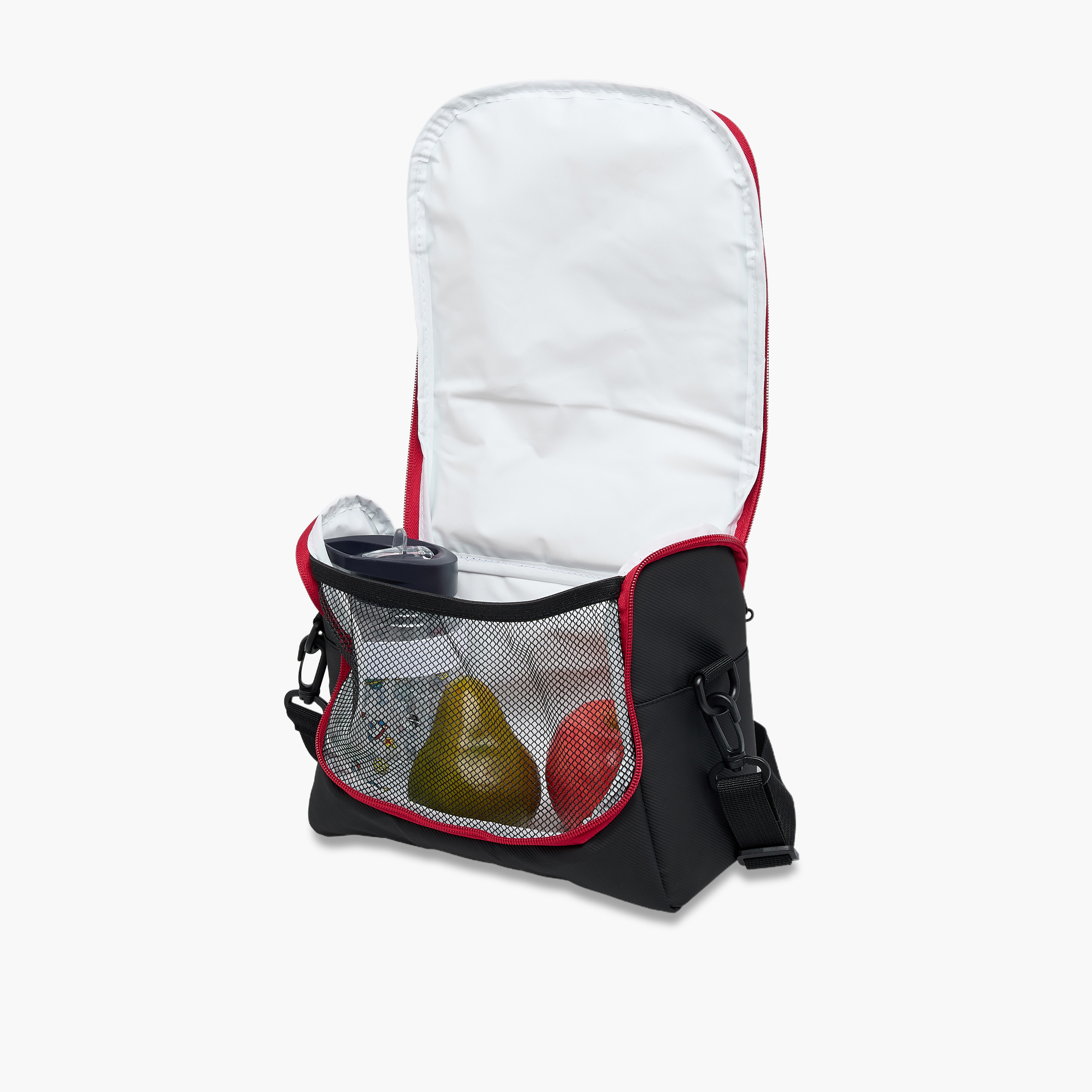 Ferrari Printed Lunch Bag with Strap and Zip Closure-school-lunchessentials-lunchbags-image-7