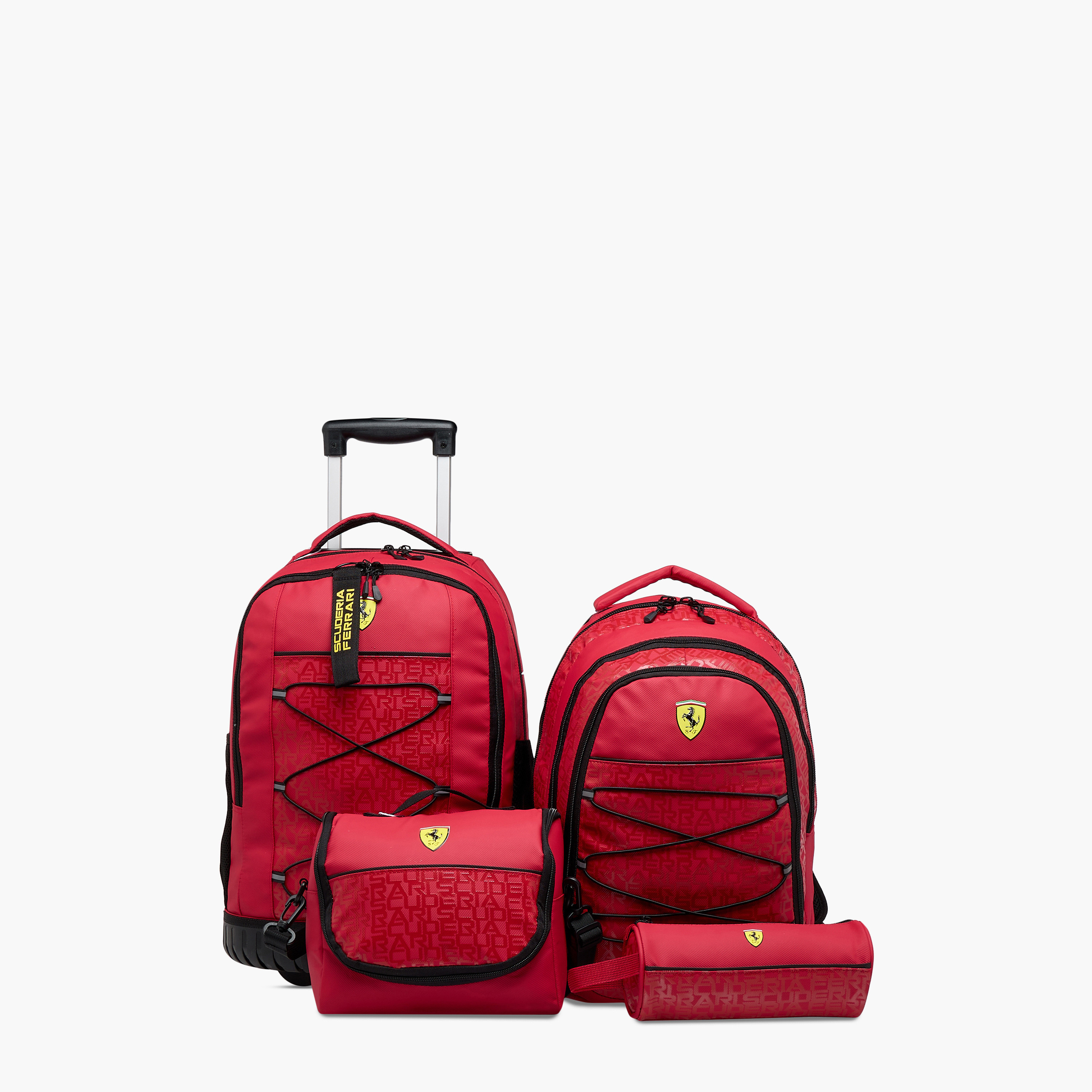 Ferrari Printed Lunch Bag with Strap and Zip Closure-school-lunchessentials-lunchbags-image-10
