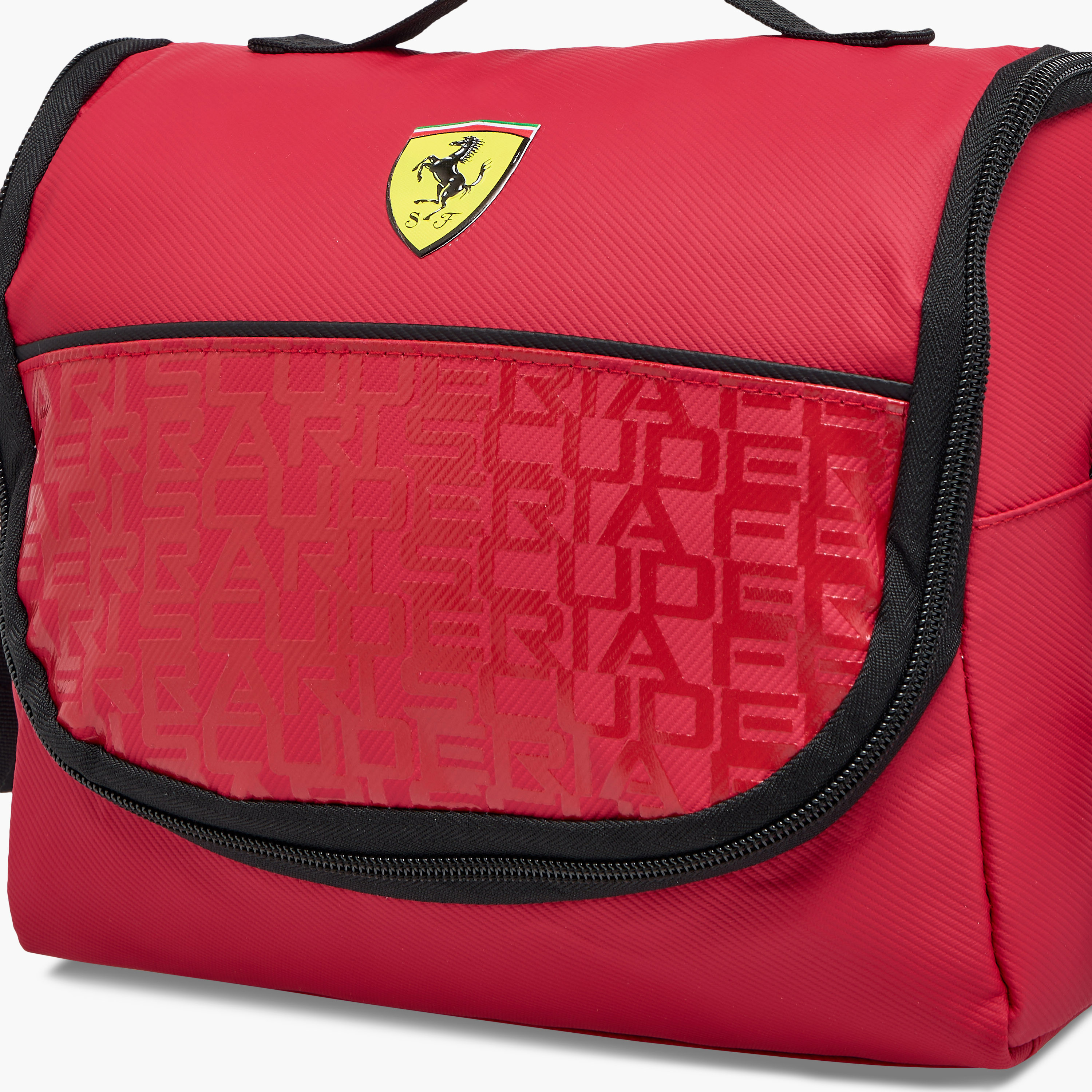 Ferrari Printed Lunch Bag with Strap and Zip Closure-school-lunchessentials-lunchbags-image-4