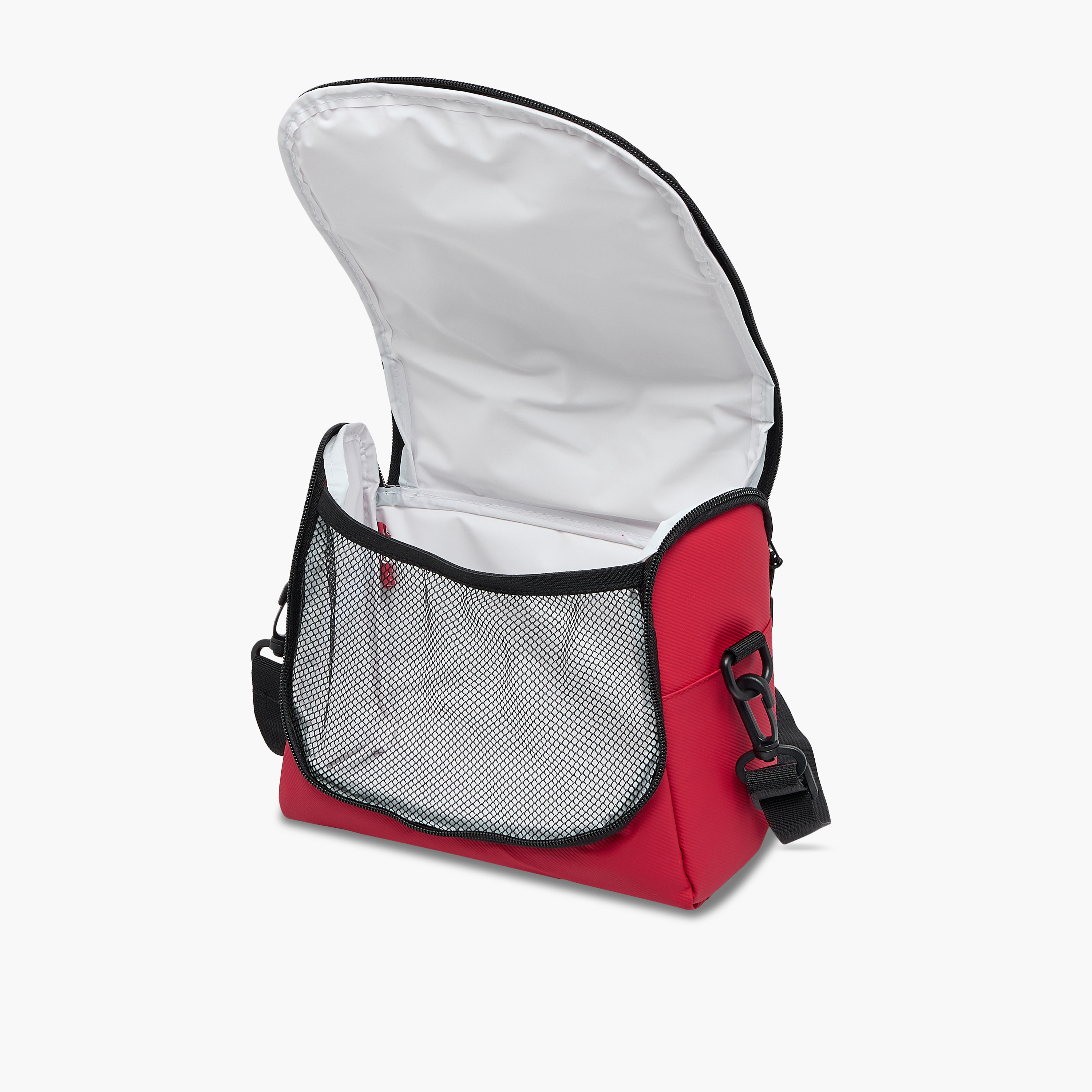 Ferrari Printed Lunch Bag with Strap and Zip Closure-school-lunchessentials-lunchbags-image-7