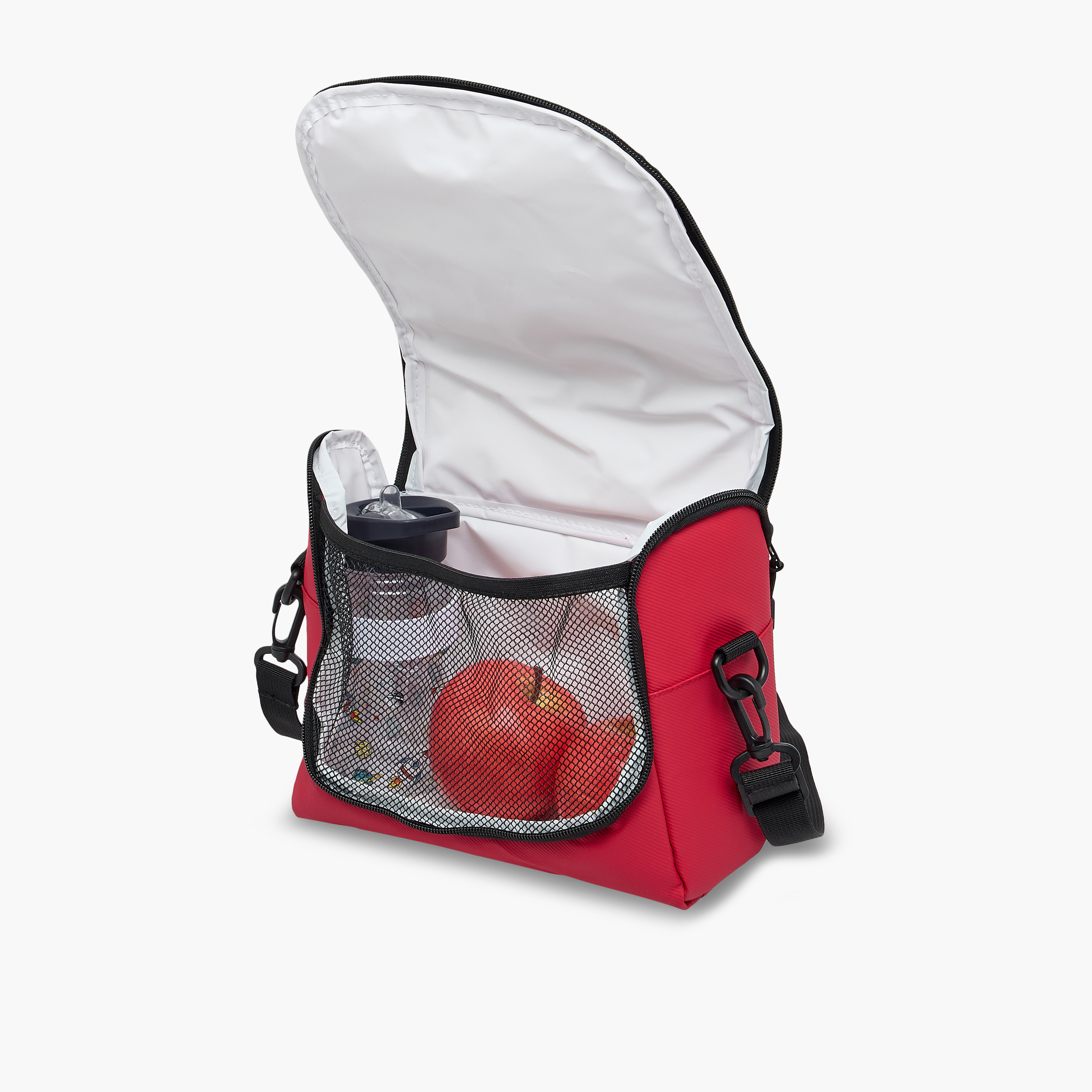 Ferrari Printed Lunch Bag with Strap and Zip Closure-school-lunchessentials-lunchbags-image-8