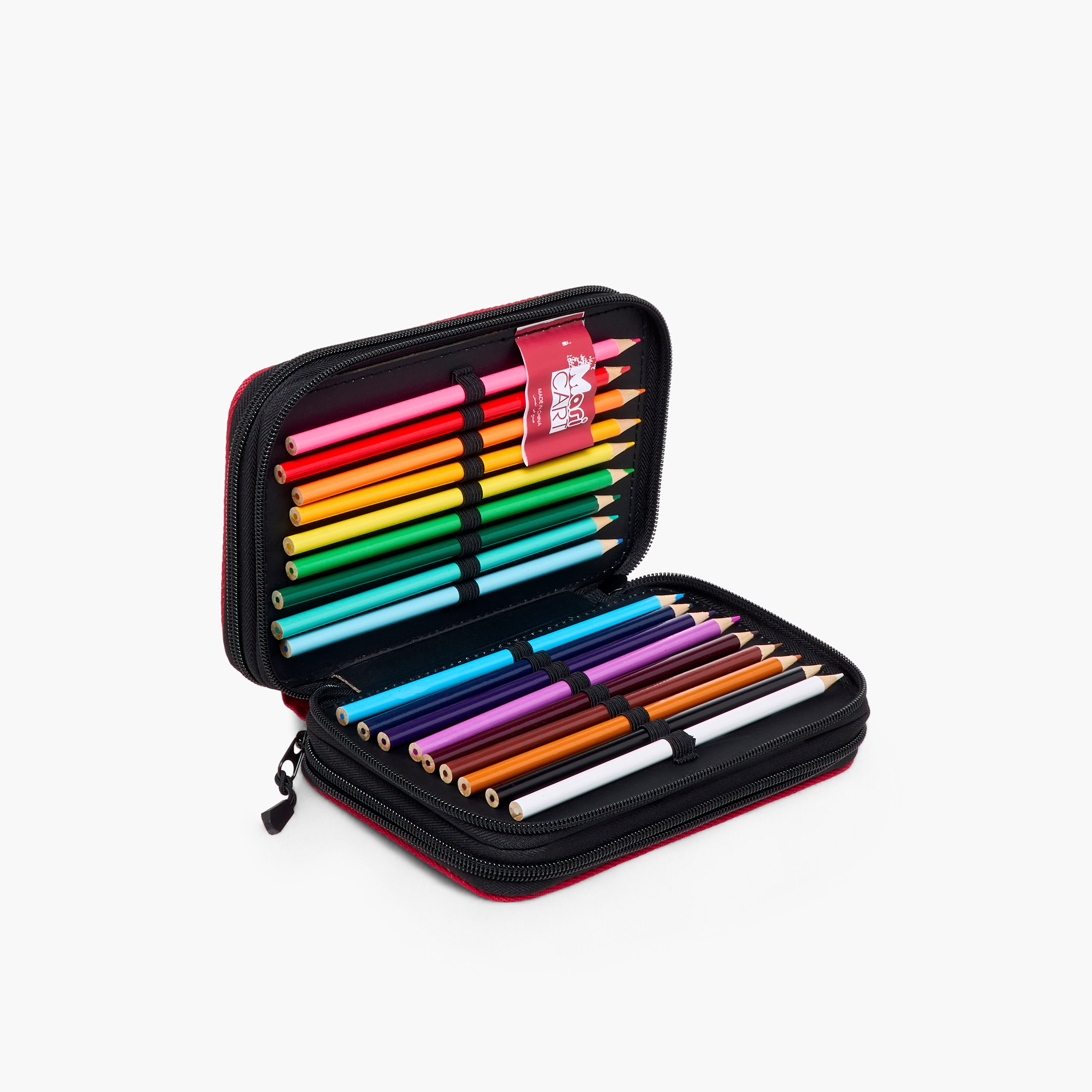 Ferrari Solid 3-Compartment Pencil Pouch-school-stationery-pencilcases-image-6