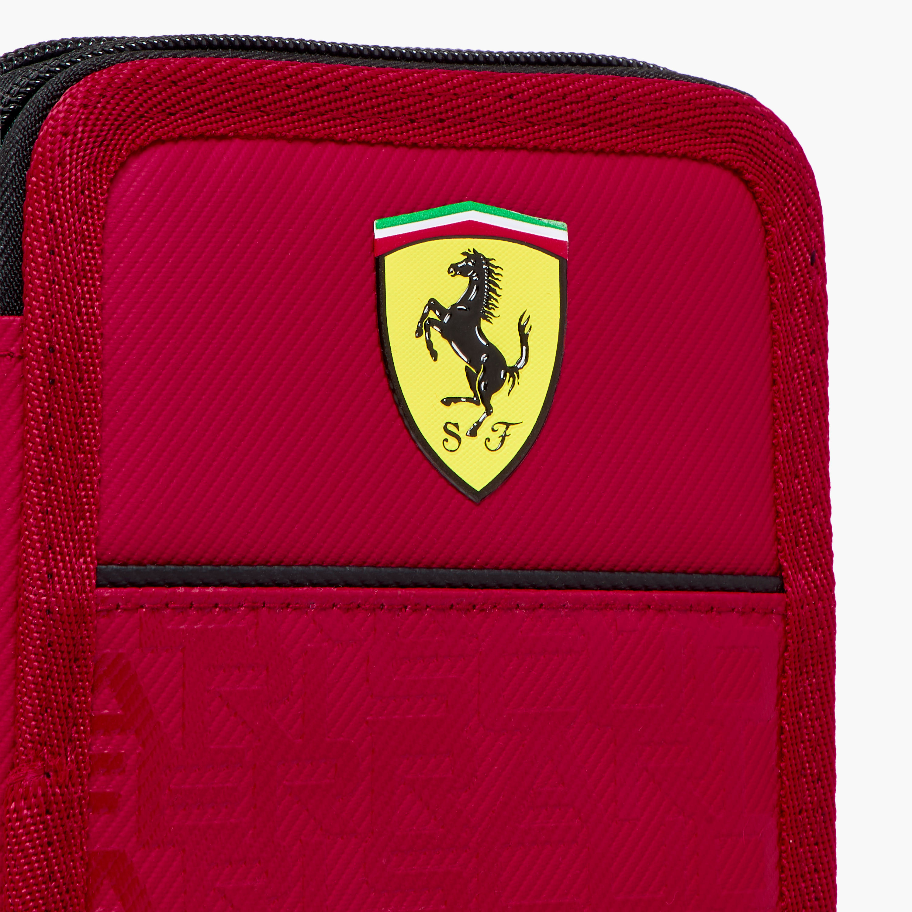Ferrari Solid 3-Compartment Pencil Pouch-school-stationery-pencilcases-image-8