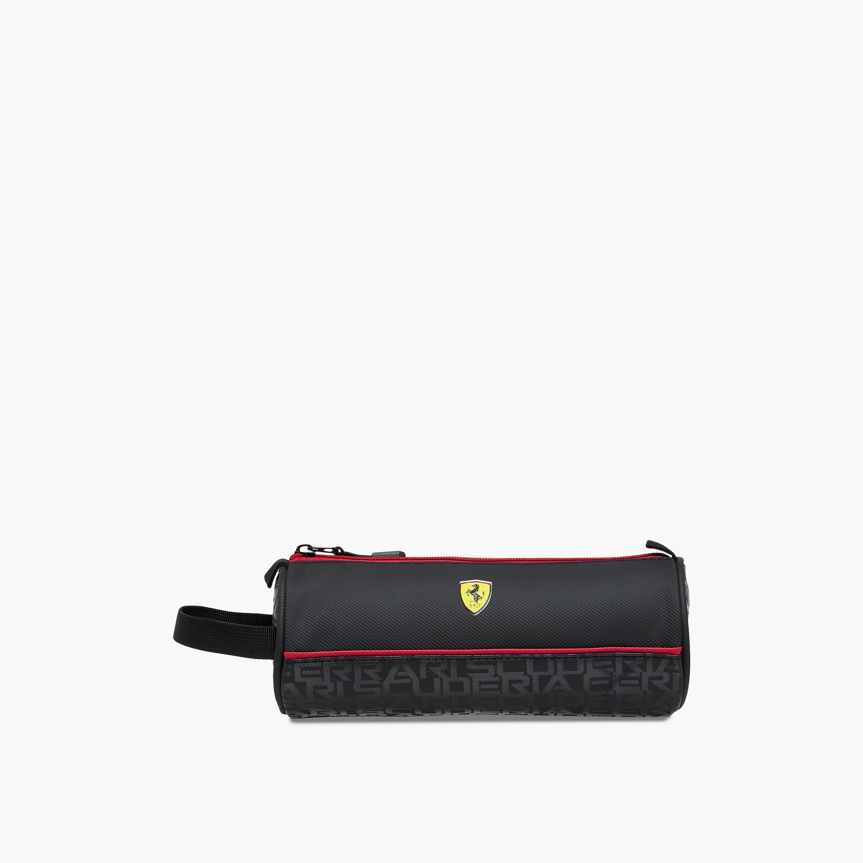 Ferrari Printed Pencil Pouch with Wrist Strap and Zip Closure-school-stationery-pencilcases-image-1