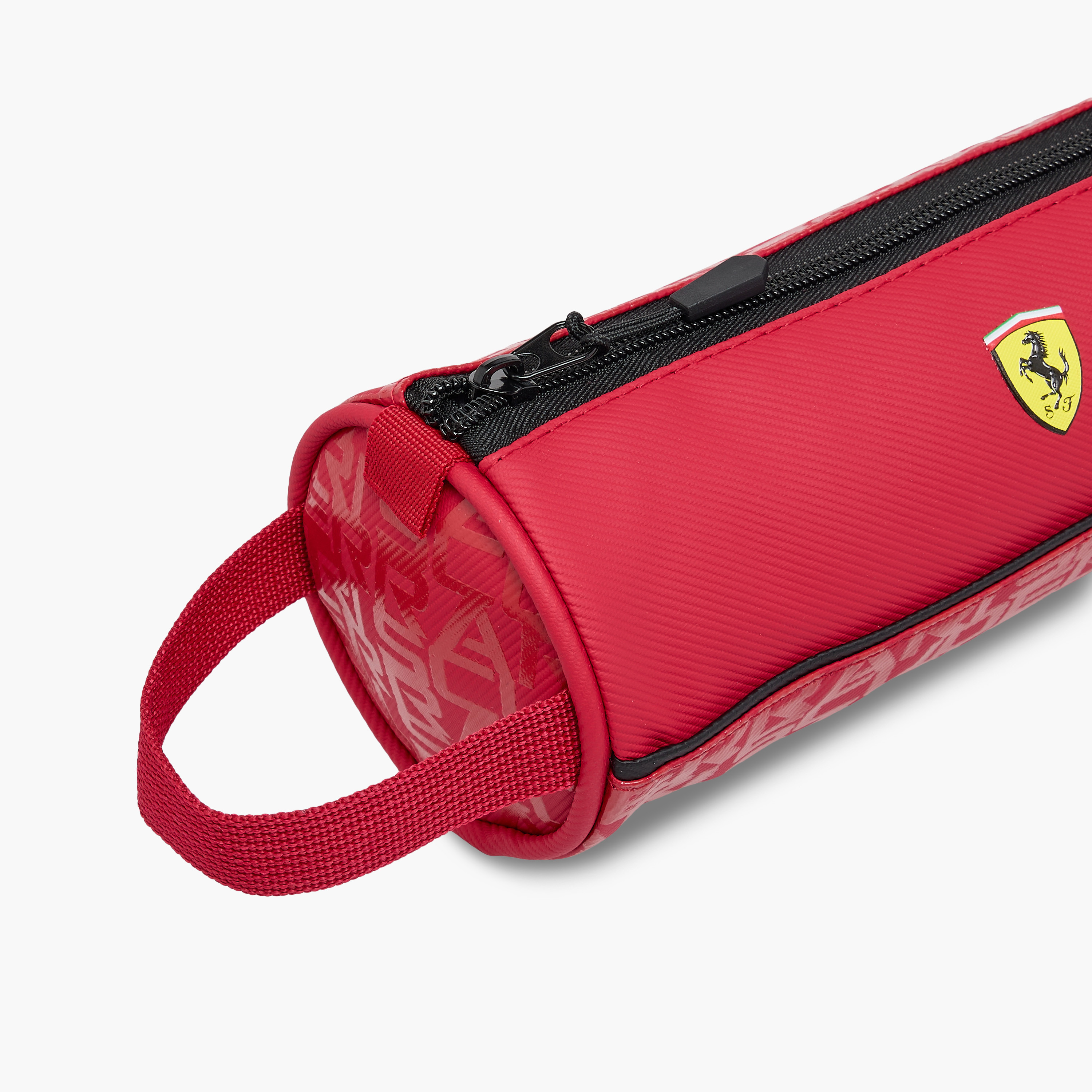 Ferrari Printed Pencil Pouch with Wrist Strap and Zip Closure-school-stationery-pencilcases-image-5