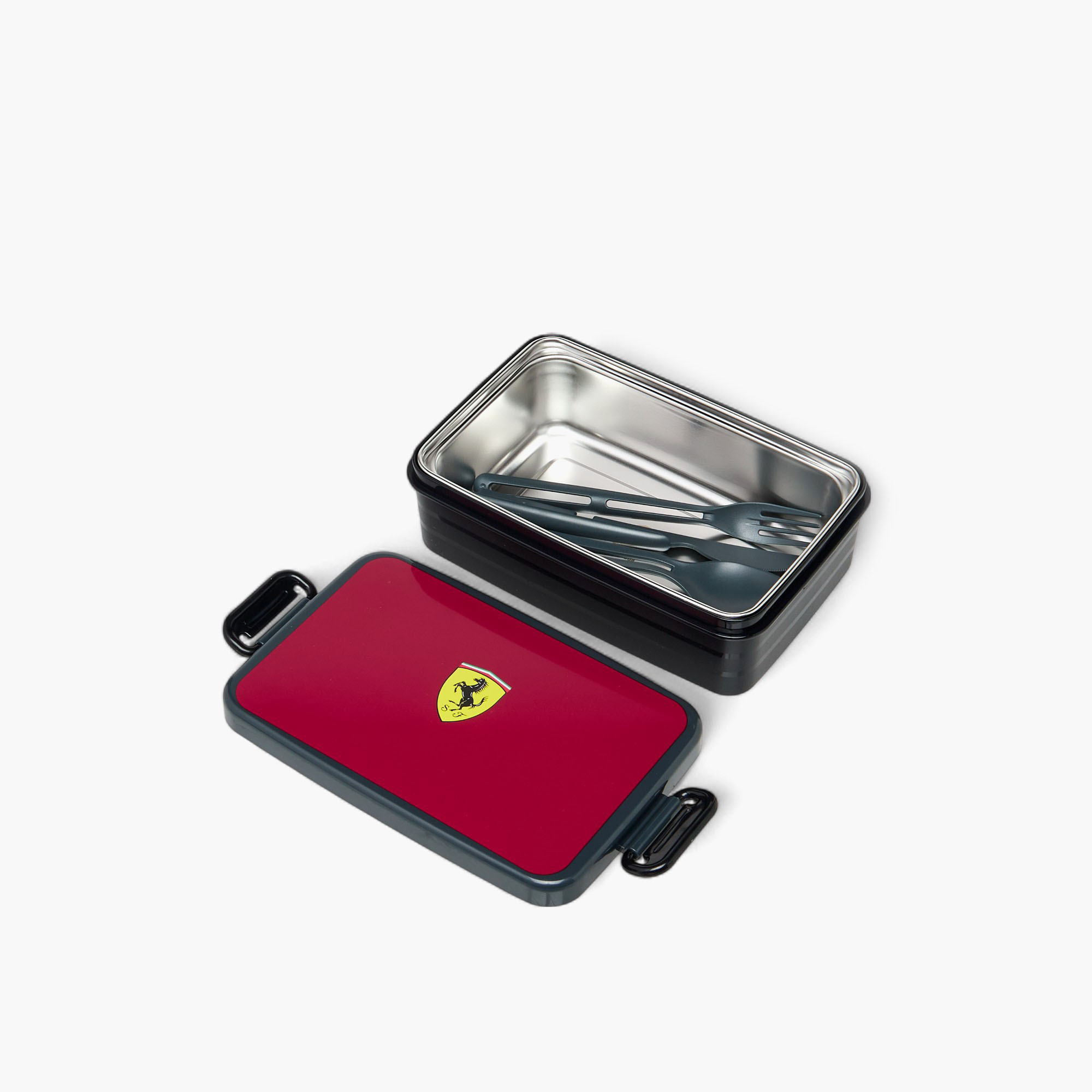 Ferrari Printed Lunch Box with Tray and Cutlery-school-lunchessentials-lunchboxes-image-4