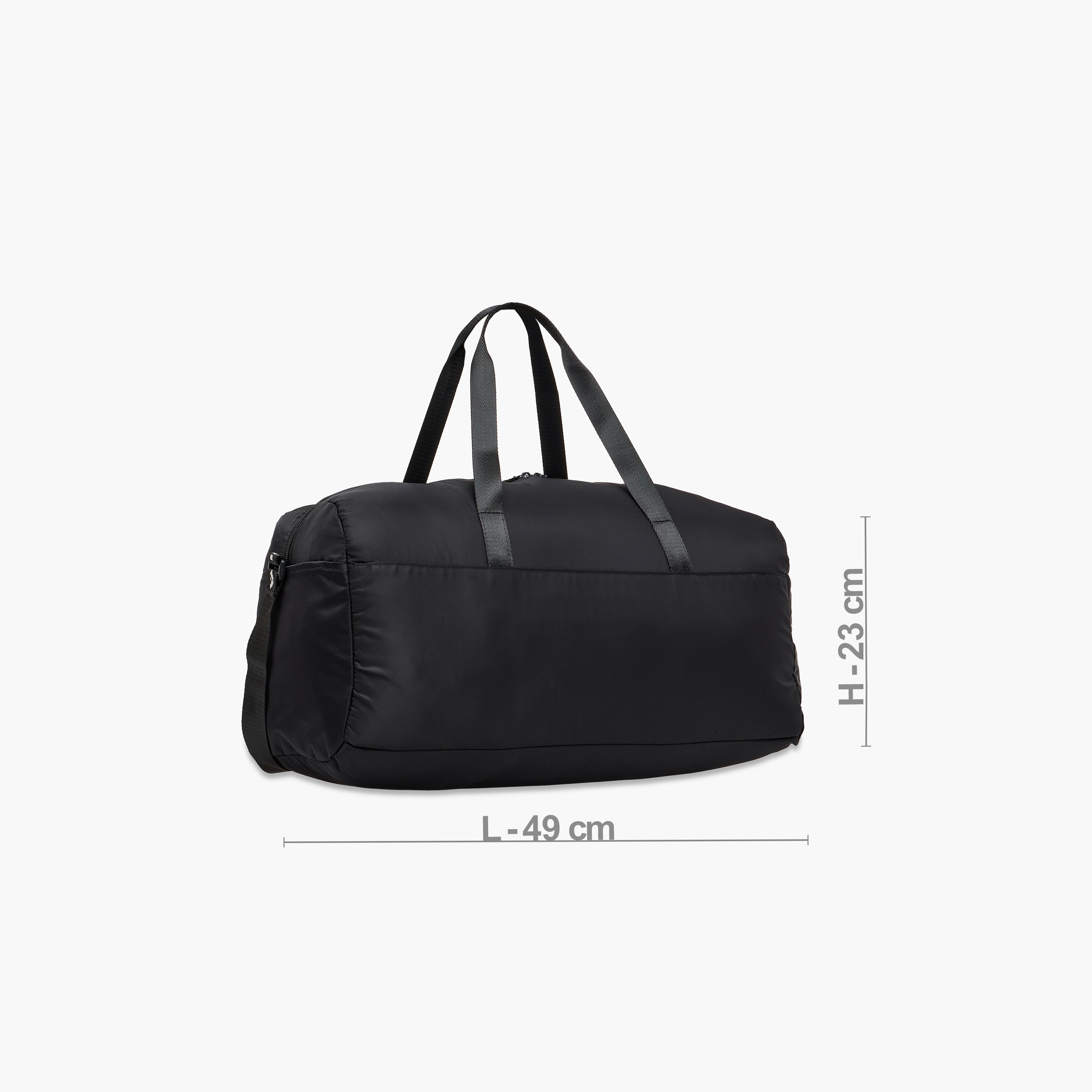 Ferrari Solid Duffle Bag with Detachable Strap and Zip Closure-travel-kidstrolleyandbags-image-2
