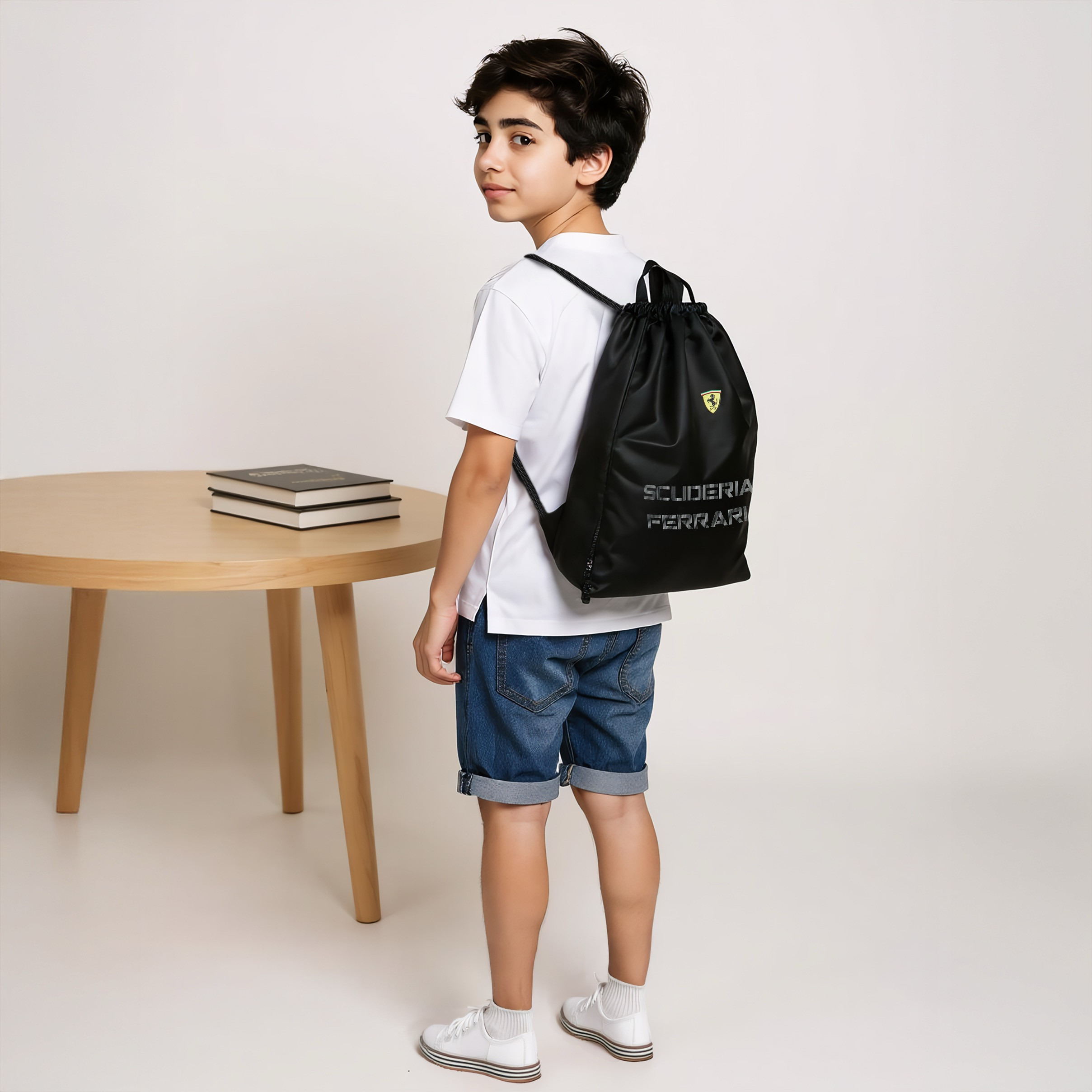Ferrari Solid Drawstring Bag-school-bagsandbackpacks-backpacks-image-2