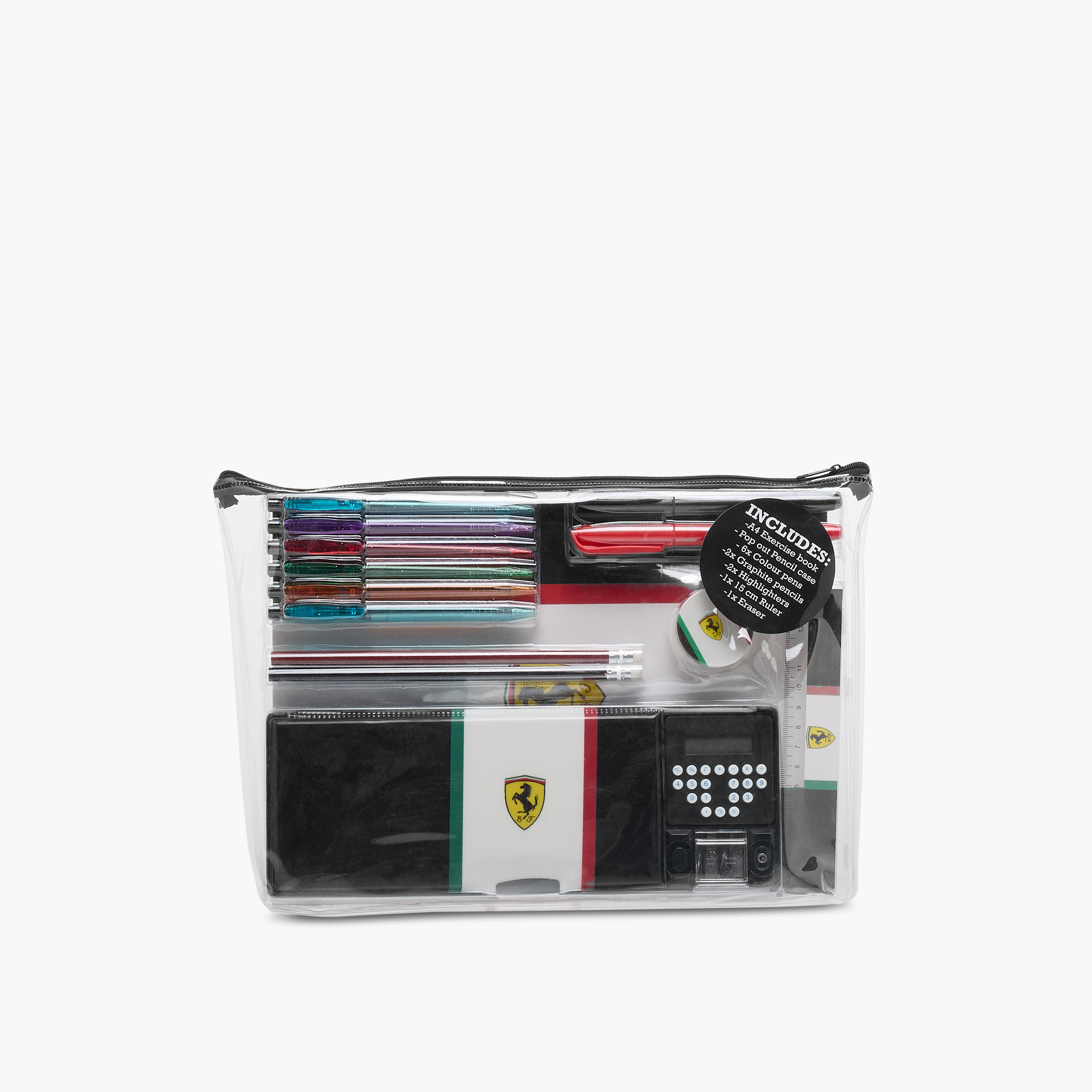 Ferrari 14-Piece Assorted Stationery Set-school-stationery-sets-image-14