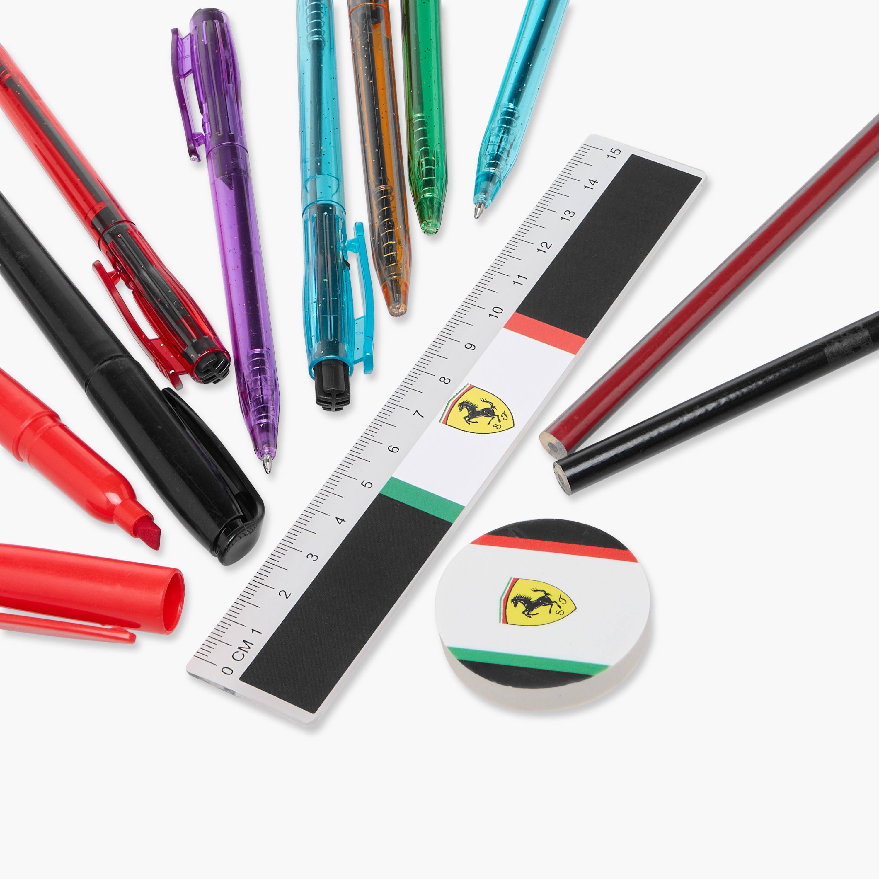 Ferrari 14-Piece Assorted Stationery Set-school-stationery-sets-image-9