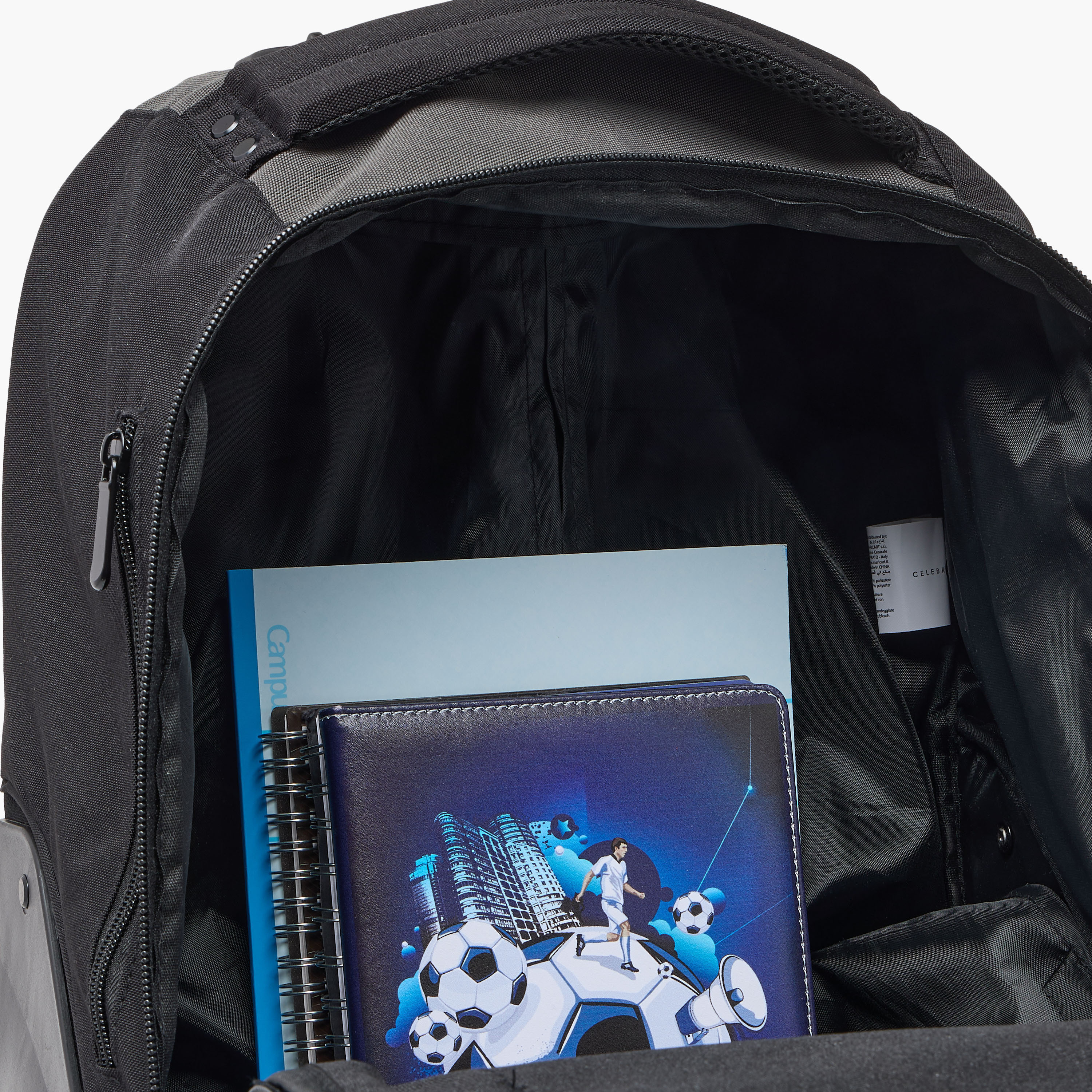 شنطة ترولي بطبعات كريستيانو رونالدو بمقبض قابل للسحب - 18 بوصة-school-bagsandbackpacks-trolleybags-image-15