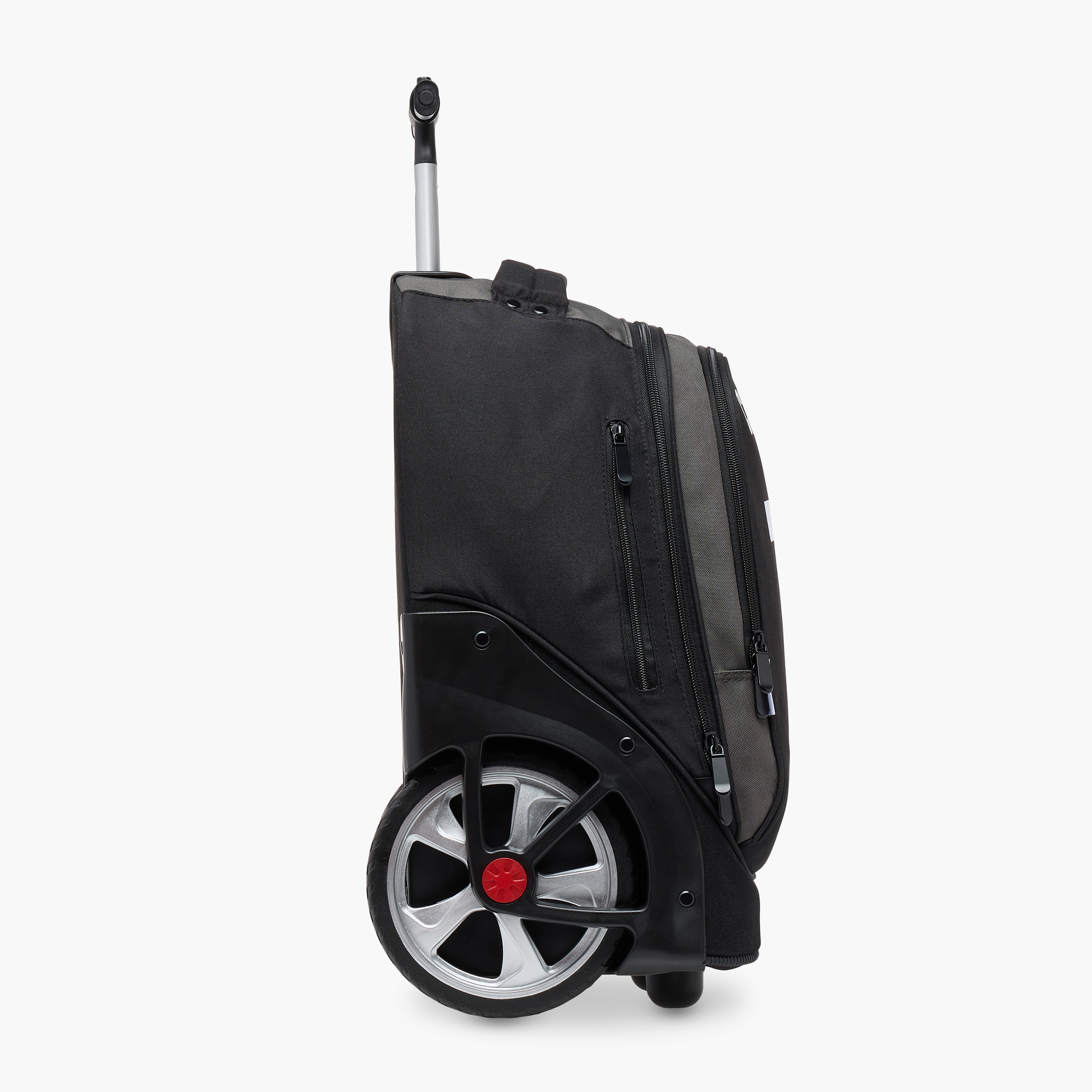 Cristiano Ronaldo Print Trolley Bag with Retractable Handle - 18 inches-school-bagsandbackpacks-trolleybags-image-4