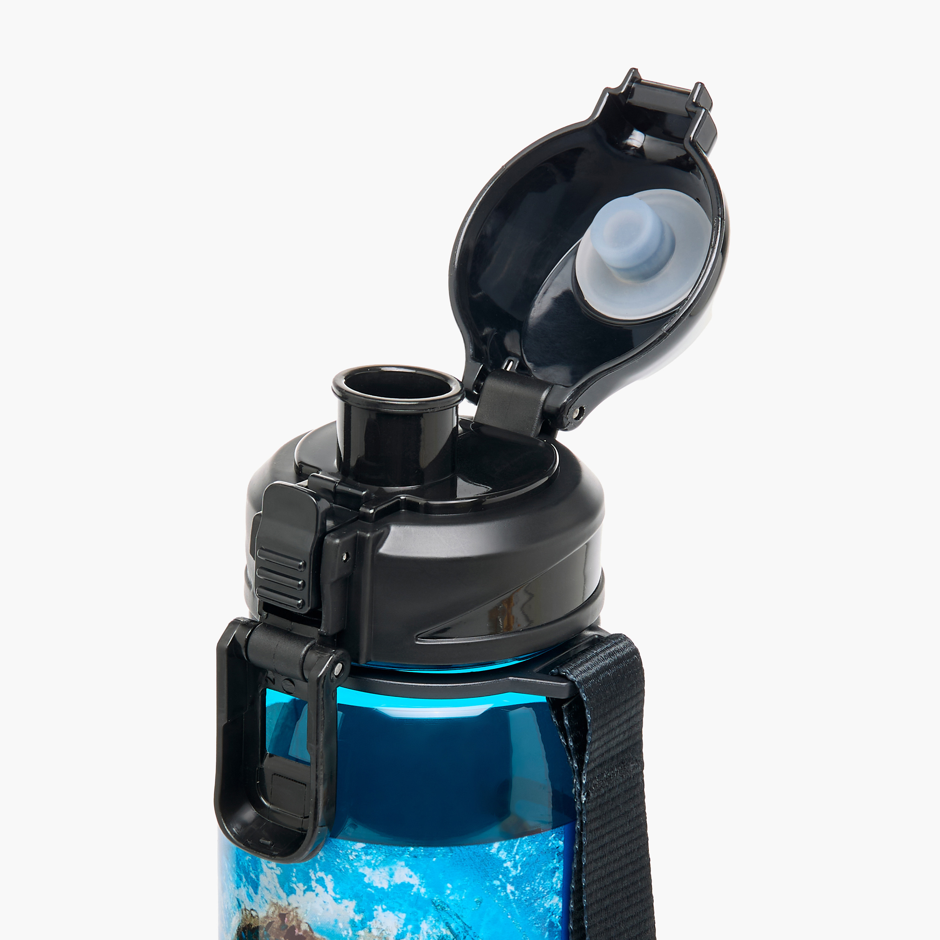 Cristiano Ronaldo Print Water Bottle - 1 L-school-waterbottles-image-5